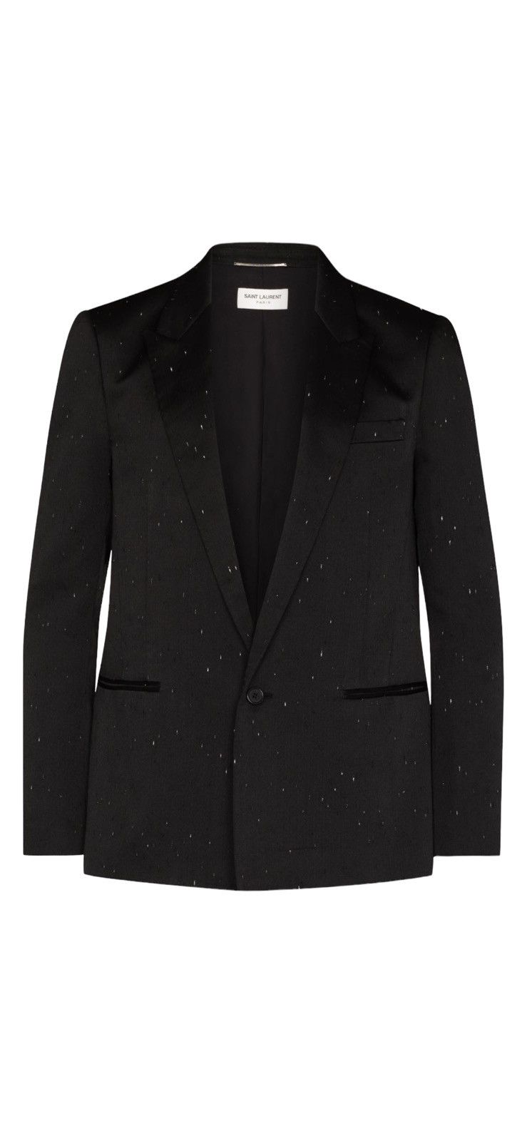 Saint Laurent Scratch Detail Blazer