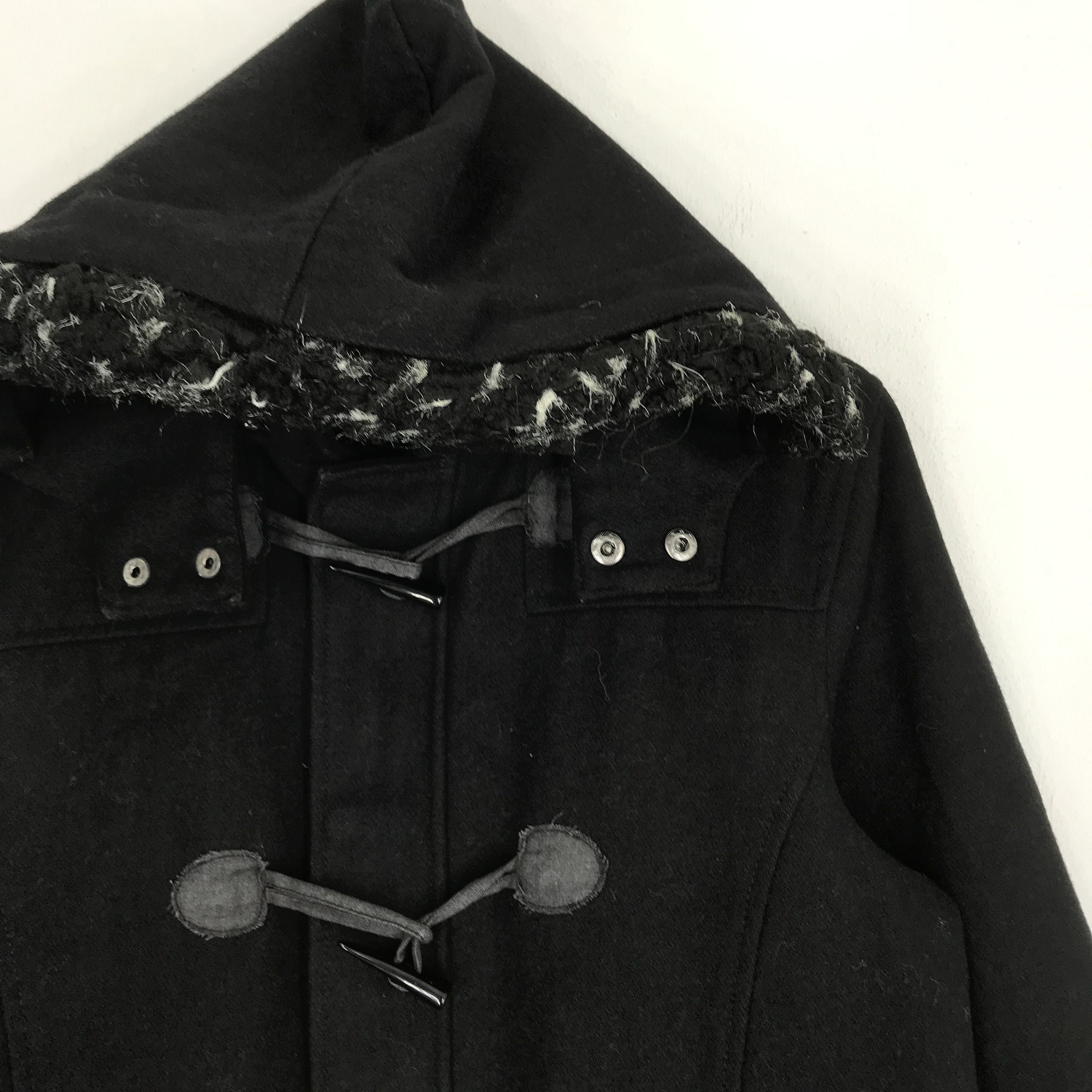 Fragment Design Vintage Nylaus Duffle Coats Black Fur Hoodie Wool Jacket Size US M / EU 48-50 / 2 - 5 Thumbnail