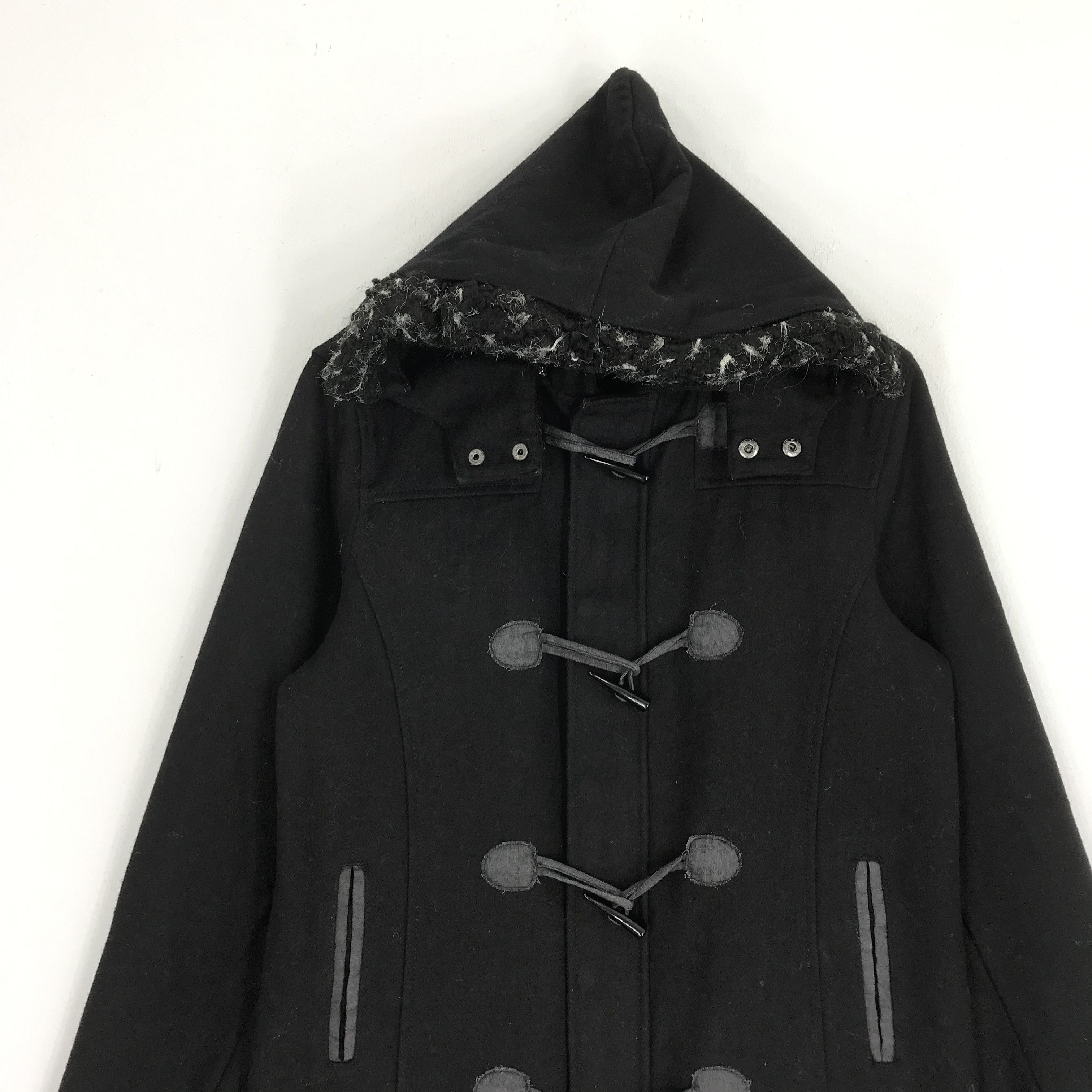 Fragment Design Vintage Nylaus Duffle Coats Black Fur Hoodie Wool Jacket Size US M / EU 48-50 / 2 - 3 Thumbnail
