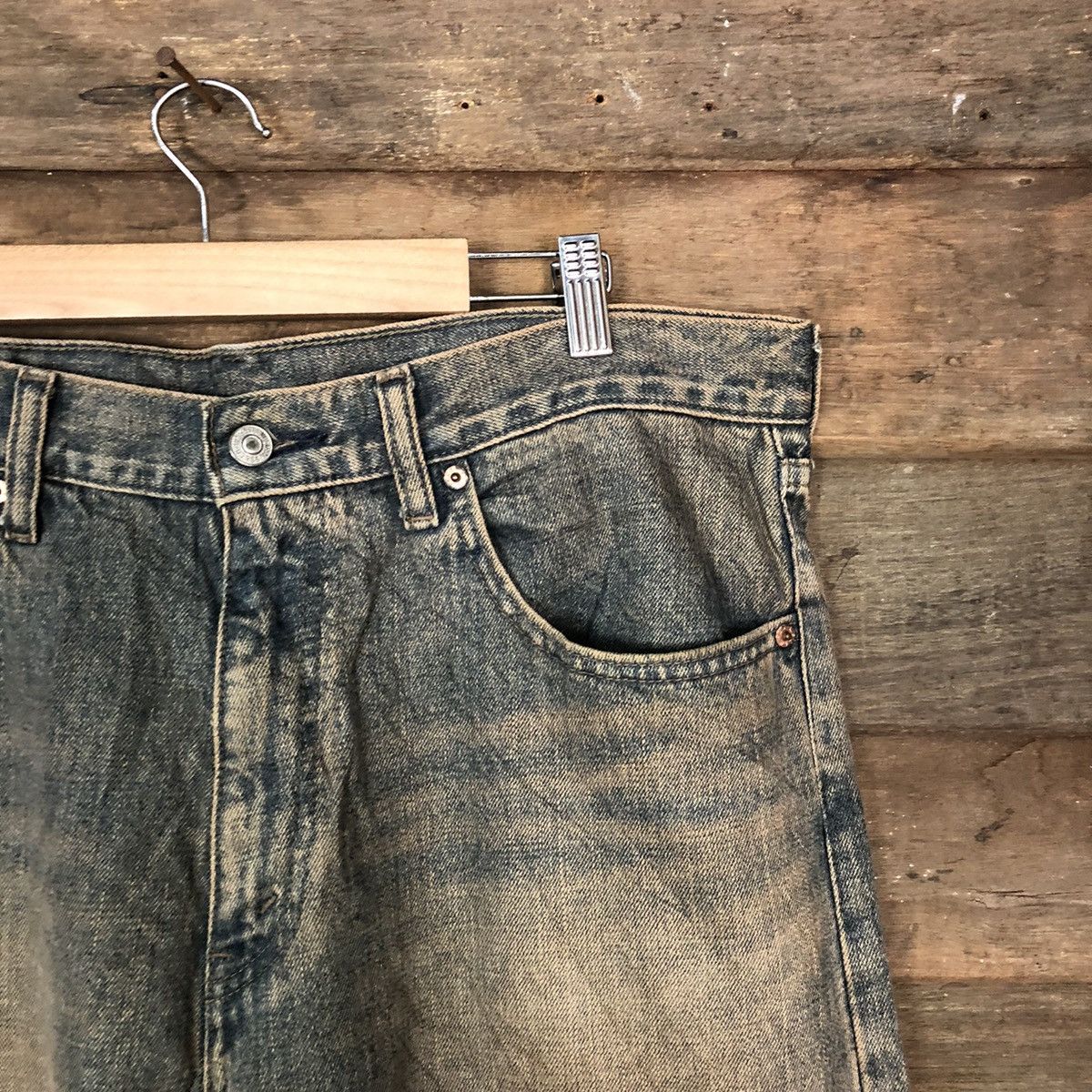 Levi's Levis 534 faded vintage denim jeans pants #106B Size US 35 - 5 Thumbnail