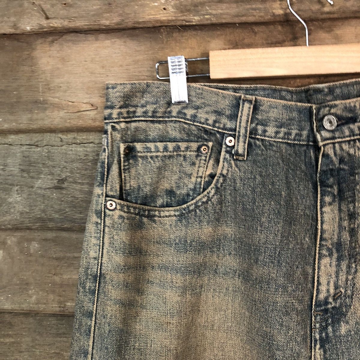 Levi's Levis 534 faded vintage denim jeans pants #106B Size US 35 - 4 Thumbnail
