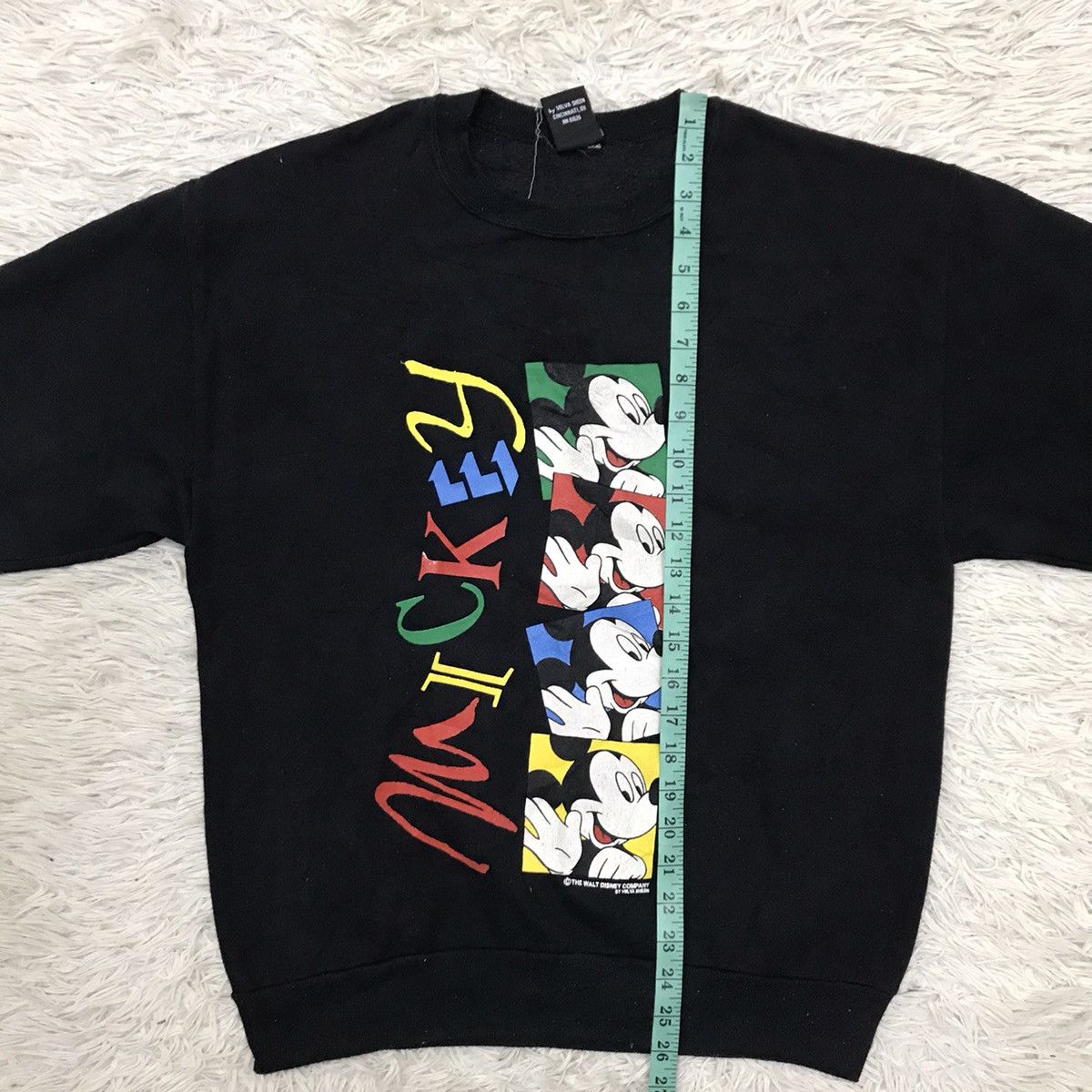 Mickey Mouse Vintage 90s Mickey Mouse by Velva Sheen Sweatshirt Size US M / EU 48-50 / 2 - 14 Thumbnail