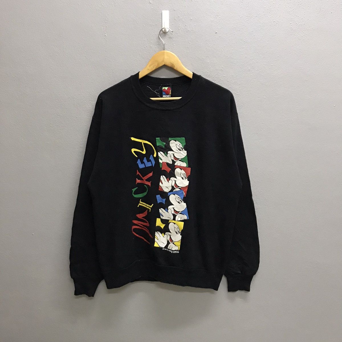 Mickey Mouse Vintage 90s Mickey Mouse by Velva Sheen Sweatshirt Size US M / EU 48-50 / 2 - 3 Thumbnail