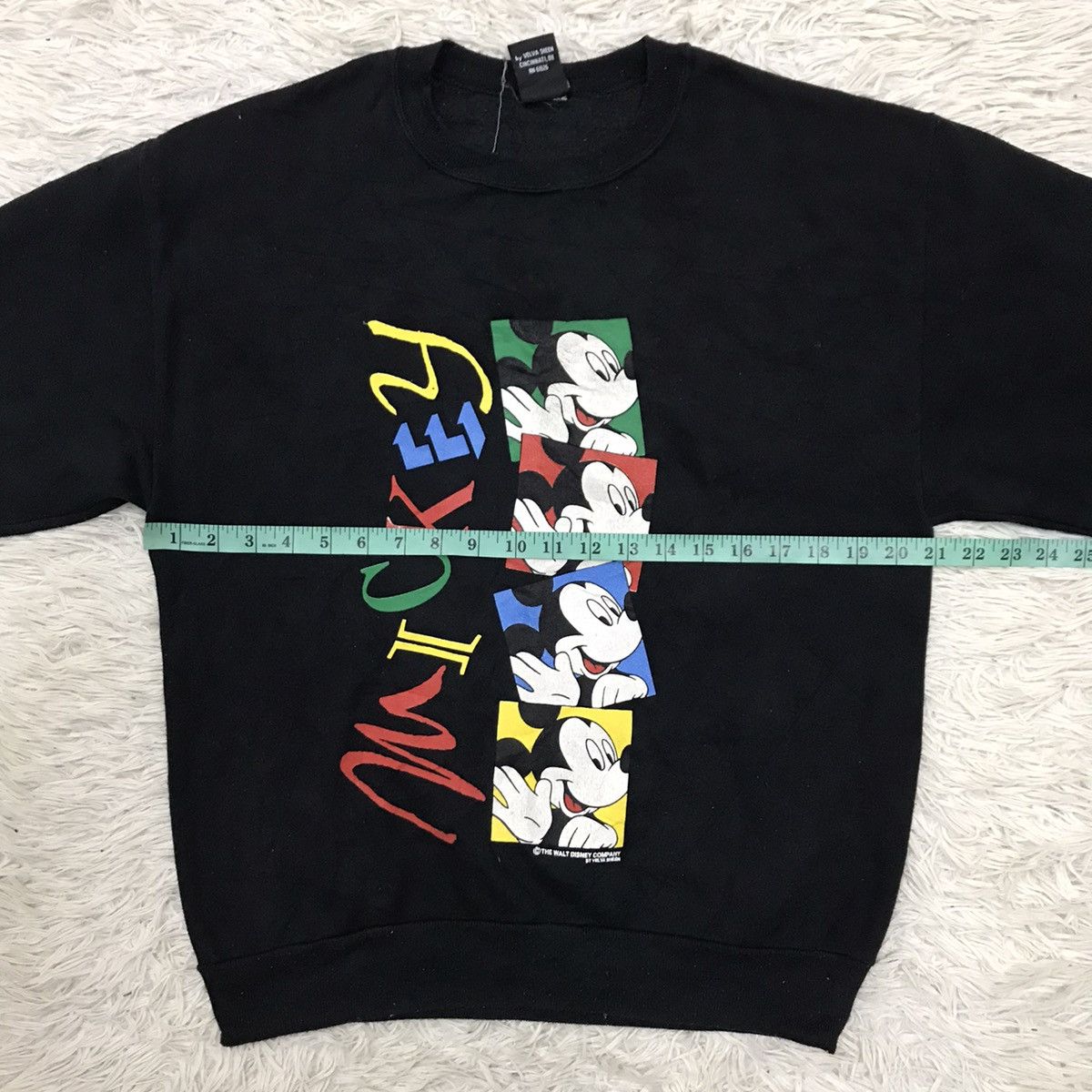 Mickey Mouse Vintage 90s Mickey Mouse by Velva Sheen Sweatshirt Size US M / EU 48-50 / 2 - 13 Thumbnail