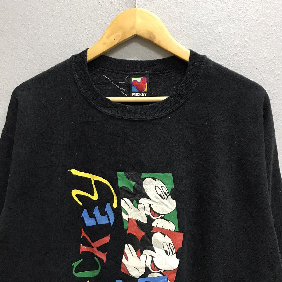 Mickey Mouse Vintage 90s Mickey Mouse by Velva Sheen Sweatshirt Size US M / EU 48-50 / 2 - 4 Thumbnail