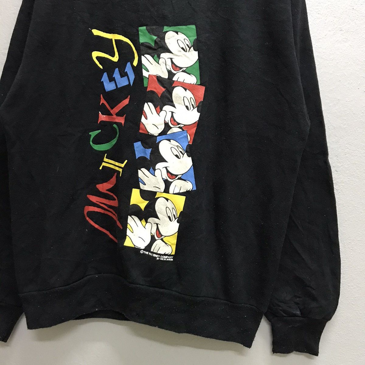 Mickey Mouse Vintage 90s Mickey Mouse by Velva Sheen Sweatshirt Size US M / EU 48-50 / 2 - 5 Thumbnail