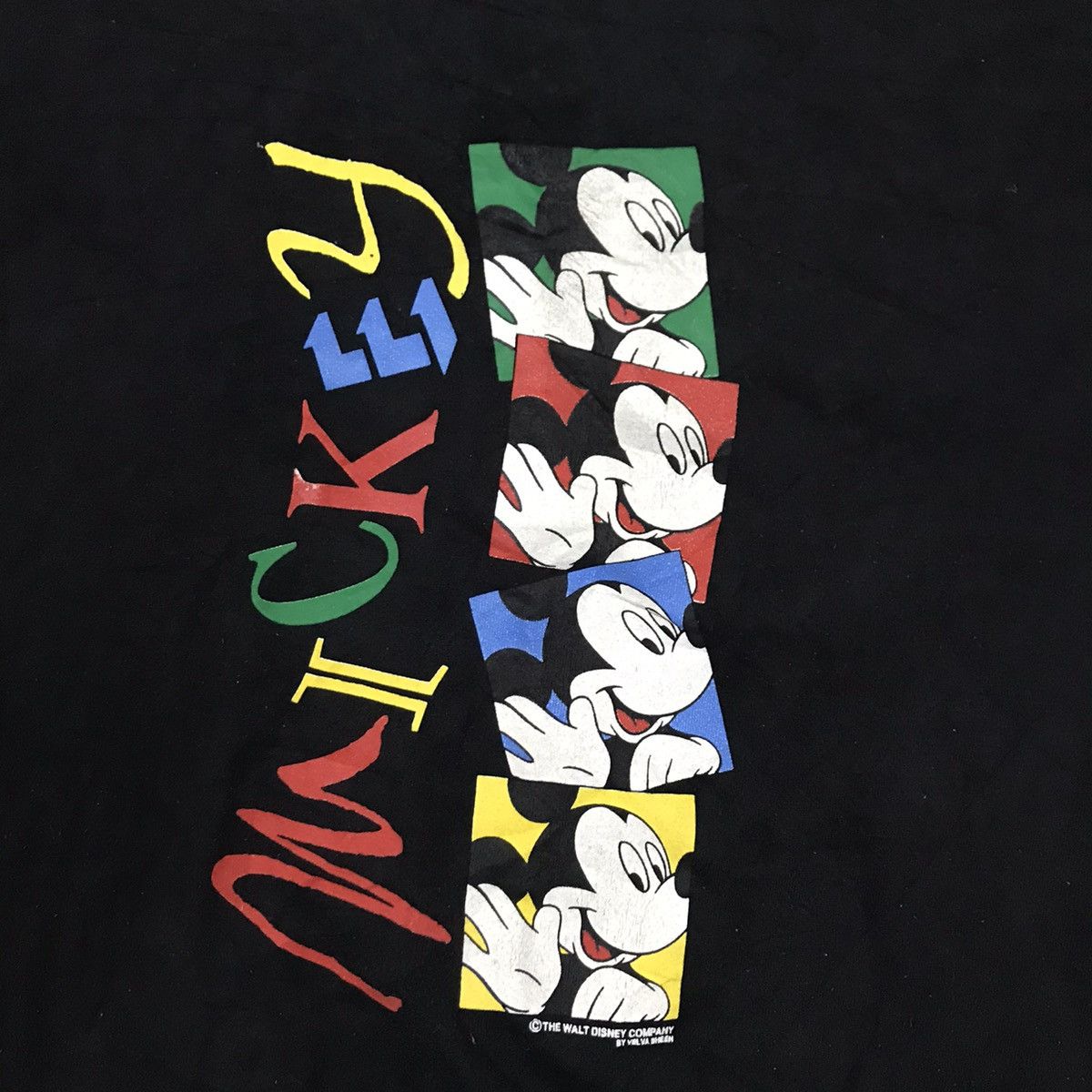 Mickey Mouse Vintage 90s Mickey Mouse by Velva Sheen Sweatshirt Size US M / EU 48-50 / 2 - 8 Thumbnail