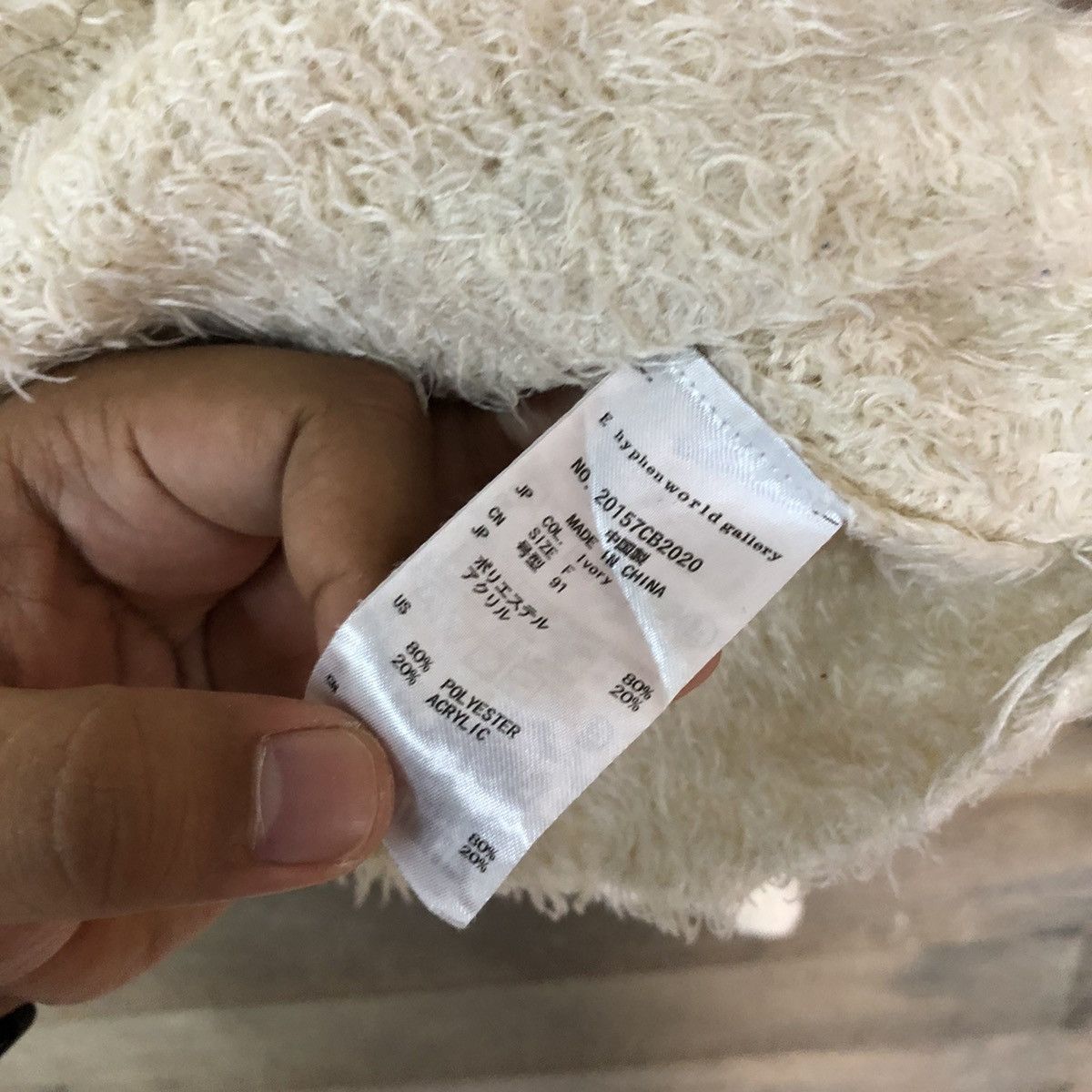 Homespun Knitwear × Japanese Brand × Vintage Hypen World Gallery Shag Shaggy Fur Mohair Knitwear #7006 Size M / US 6-8 / IT 42-44 - 9 Thumbnail