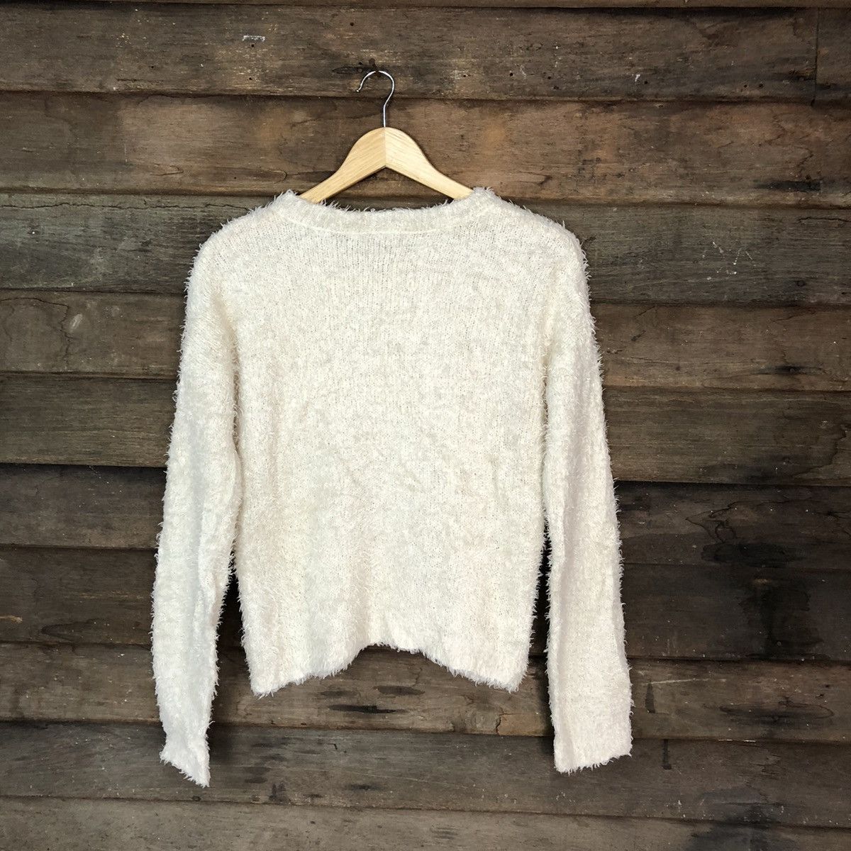 Homespun Knitwear × Japanese Brand × Vintage Hypen World Gallery Shag Shaggy Fur Mohair Knitwear #7006 Size M / US 6-8 / IT 42-44 - 10 Thumbnail