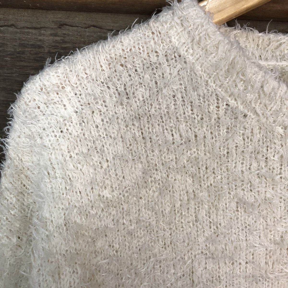Homespun Knitwear × Japanese Brand × Vintage Hypen World Gallery Shag Shaggy Fur Mohair Knitwear #7006 Size M / US 6-8 / IT 42-44 - 8 Thumbnail