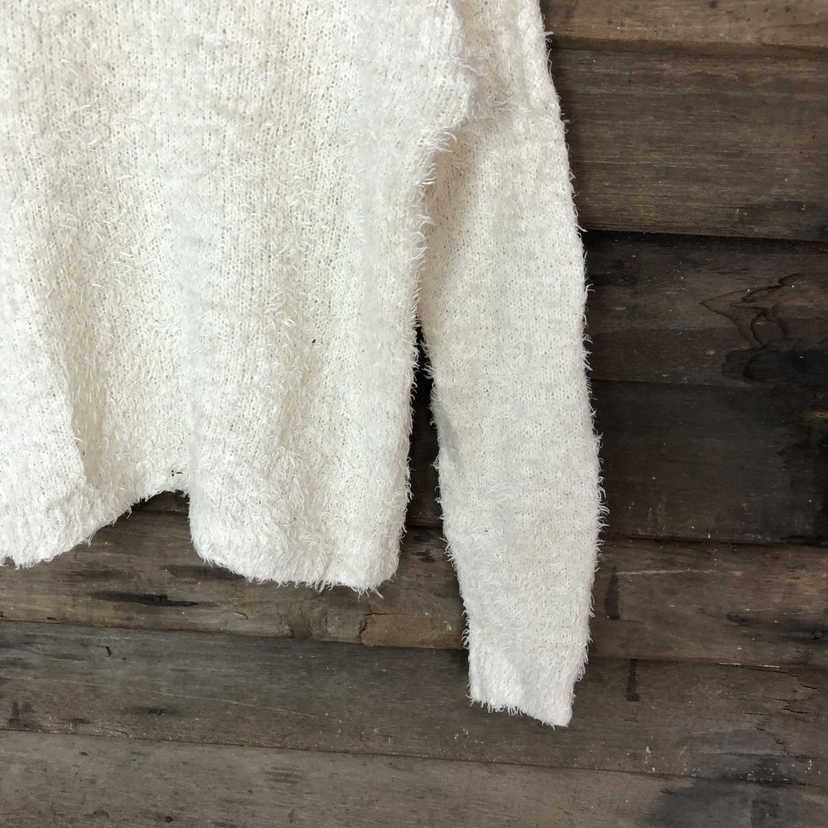 Homespun Knitwear × Japanese Brand × Vintage Hypen World Gallery Shag Shaggy Fur Mohair Knitwear #7006 Size M / US 6-8 / IT 42-44 - 5 Thumbnail