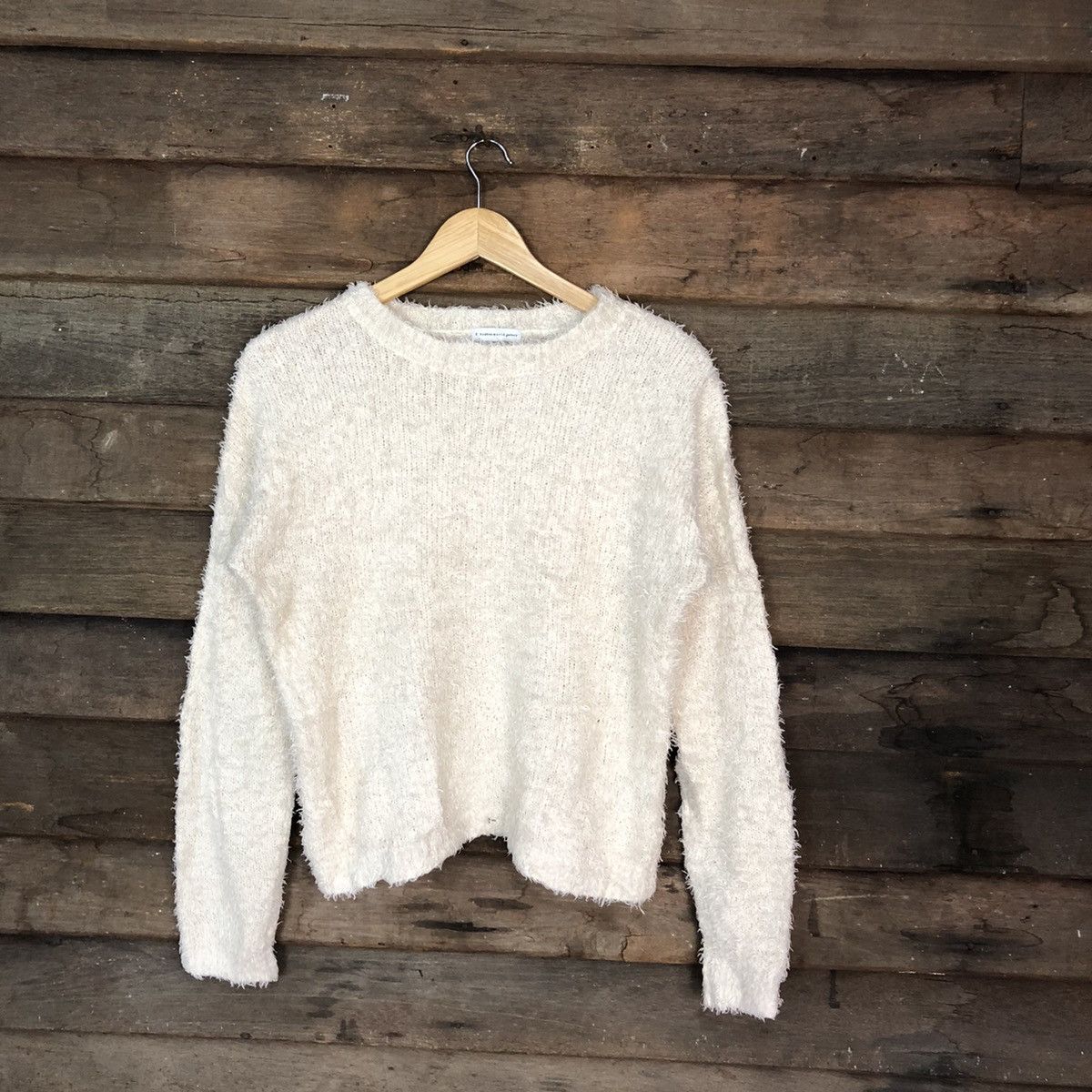 Homespun Knitwear × Japanese Brand × Vintage Hypen World Gallery Shag Shaggy Fur Mohair Knitwear #7006 Size M / US 6-8 / IT 42-44 - 1 Thumbnail