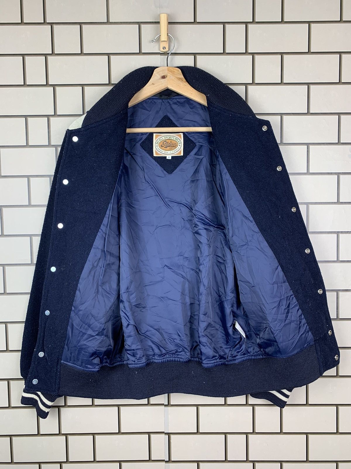 Japanese Brand × Vintage Vintage Japanese Brand Stadium Varsity Jacket Size US M / EU 48-50 / 2 - 13 Thumbnail