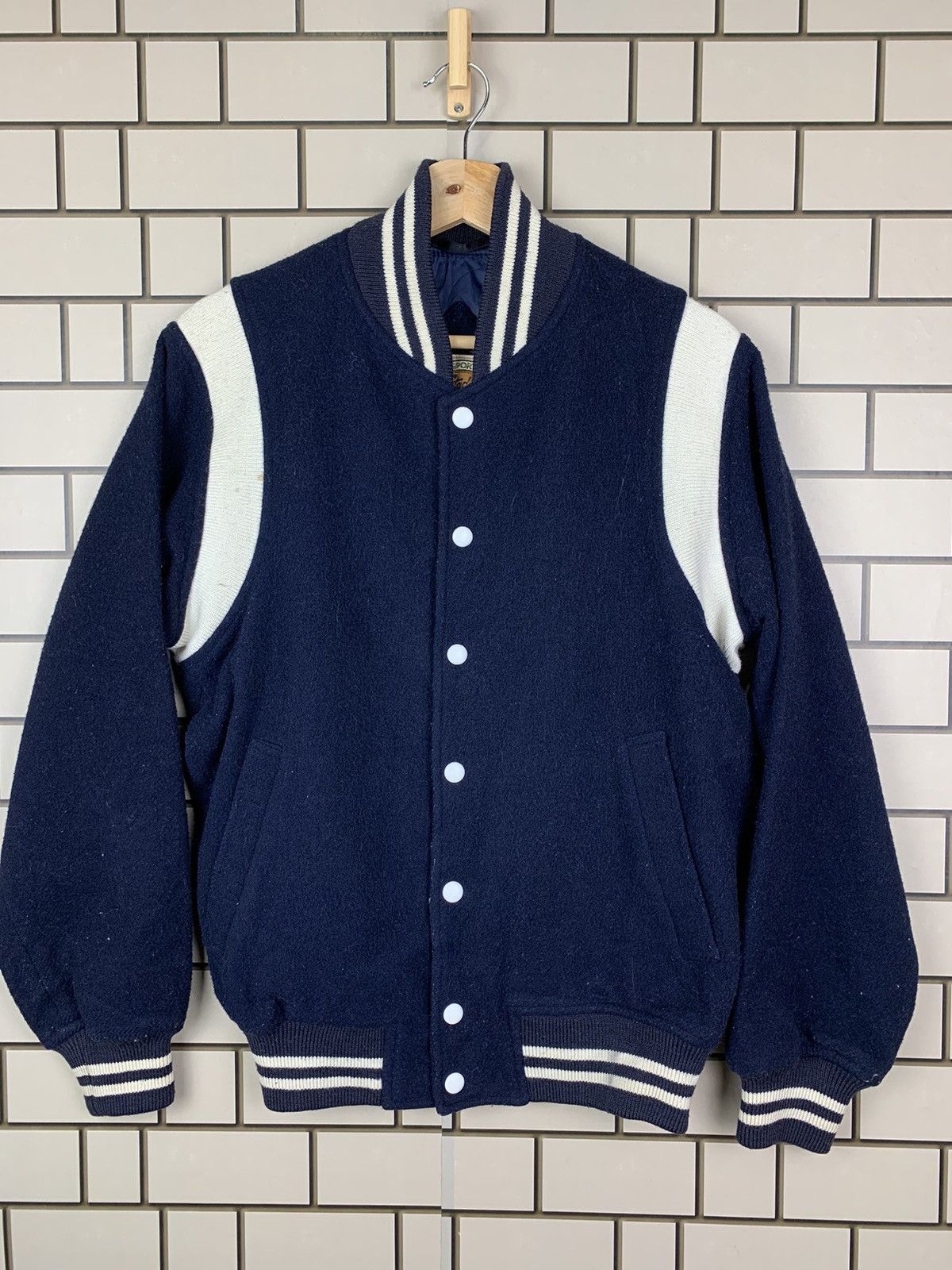 Japanese Brand × Vintage Vintage Japanese Brand Stadium Varsity Jacket Size US M / EU 48-50 / 2 - 1 Thumbnail