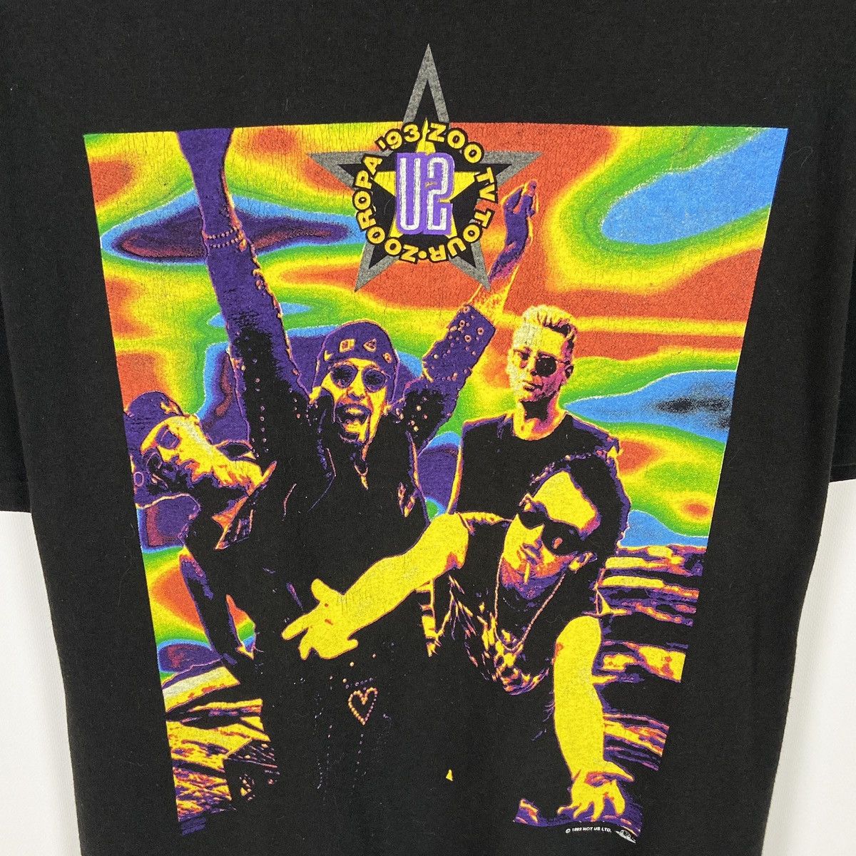 Band Tees Vintage U2 Zooropa 93 Not Us Ltd. Rock band tee Aerosmith Size US XL / EU 56 / 4 - 5 Thumbnail