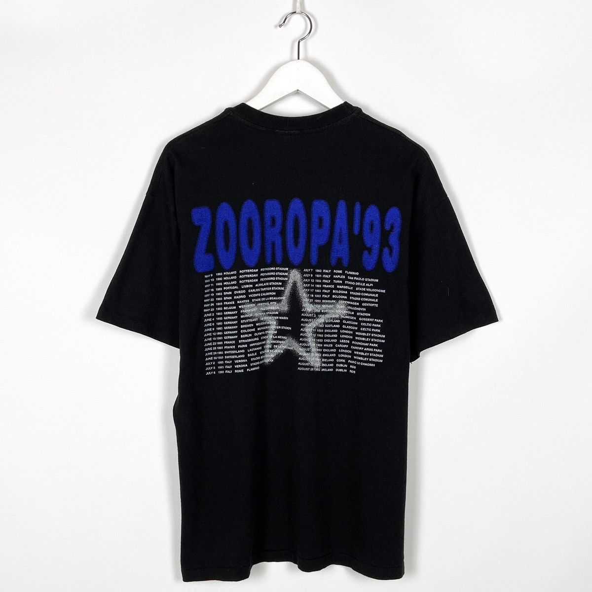 Band Tees Vintage U2 Zooropa 93 Not Us Ltd. Rock band tee Aerosmith Size US XL / EU 56 / 4 - 2 Thumbnail