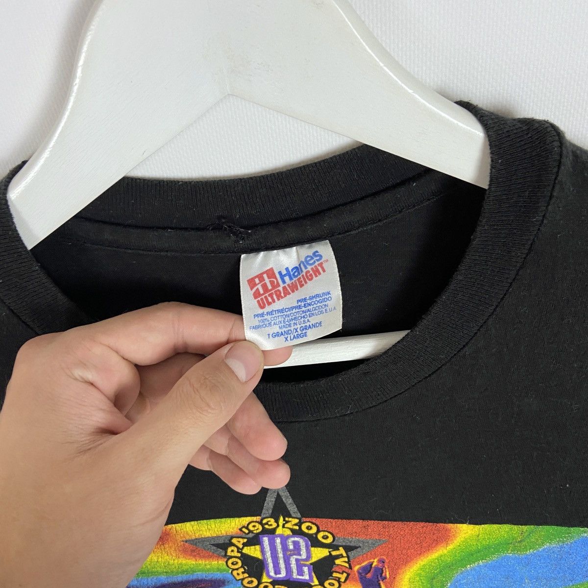 Band Tees Vintage U2 Zooropa 93 Not Us Ltd. Rock band tee Aerosmith Size US XL / EU 56 / 4 - 8 Thumbnail
