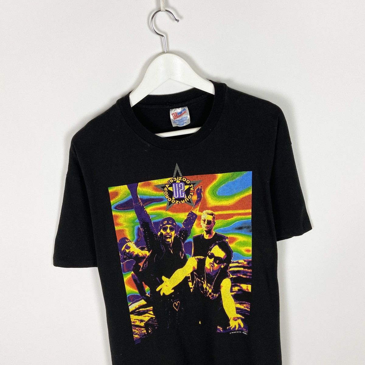 Band Tees Vintage U2 Zooropa 93 Not Us Ltd. Rock band tee Aerosmith Size US XL / EU 56 / 4 - 3 Thumbnail