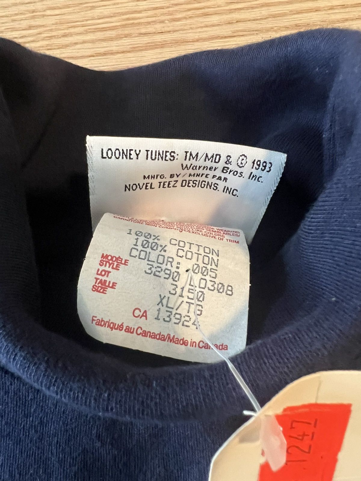 Cartoon Network × Vintage Vintage 1993 Bugs Bunny Elmer Fudd Long Sleeve Shirt 90s DS Size US XL / EU 56 / 4 - 5 Thumbnail