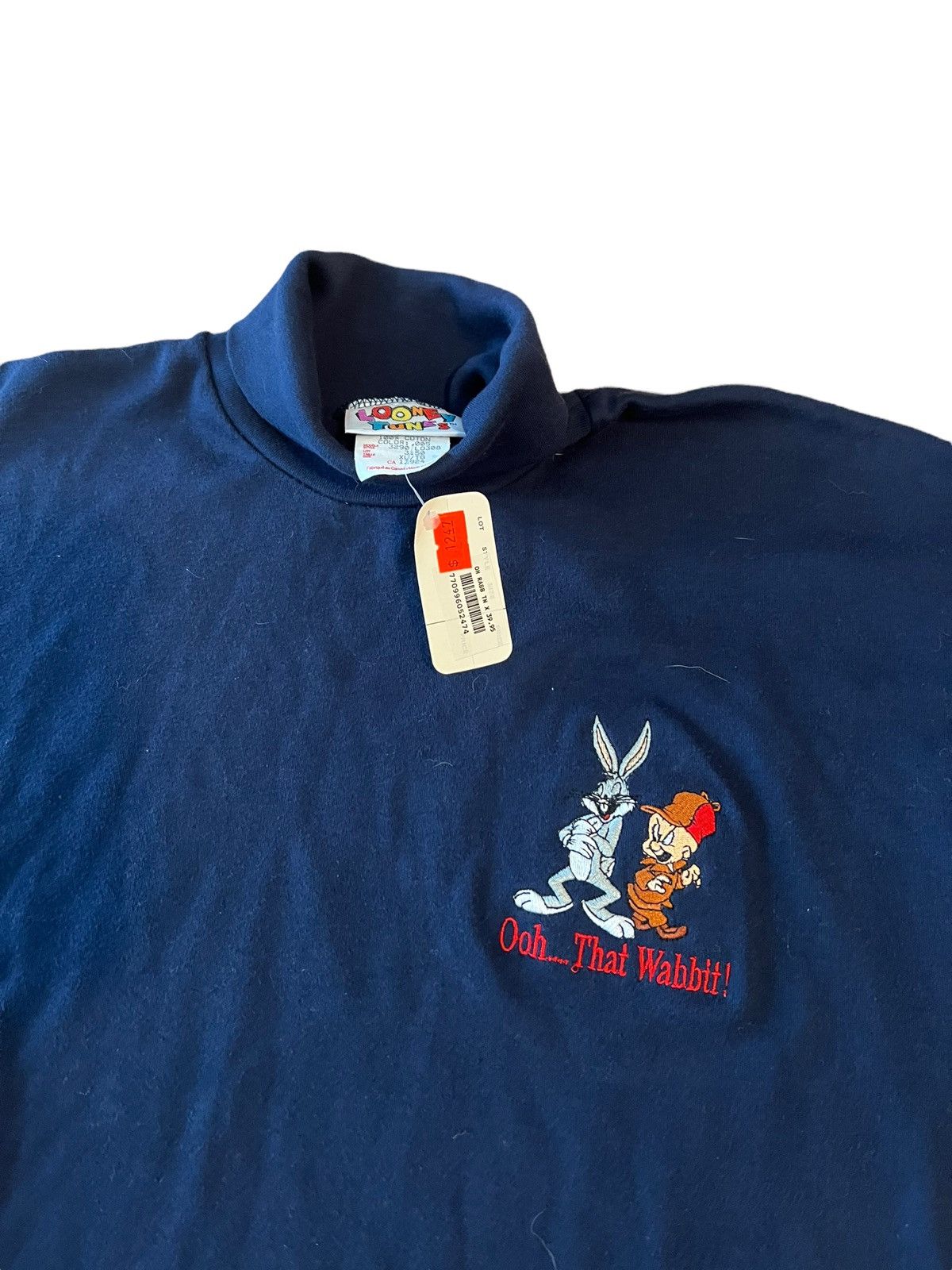 Cartoon Network × Vintage Vintage 1993 Bugs Bunny Elmer Fudd Long Sleeve Shirt 90s DS Size US XL / EU 56 / 4 - 1 Thumbnail