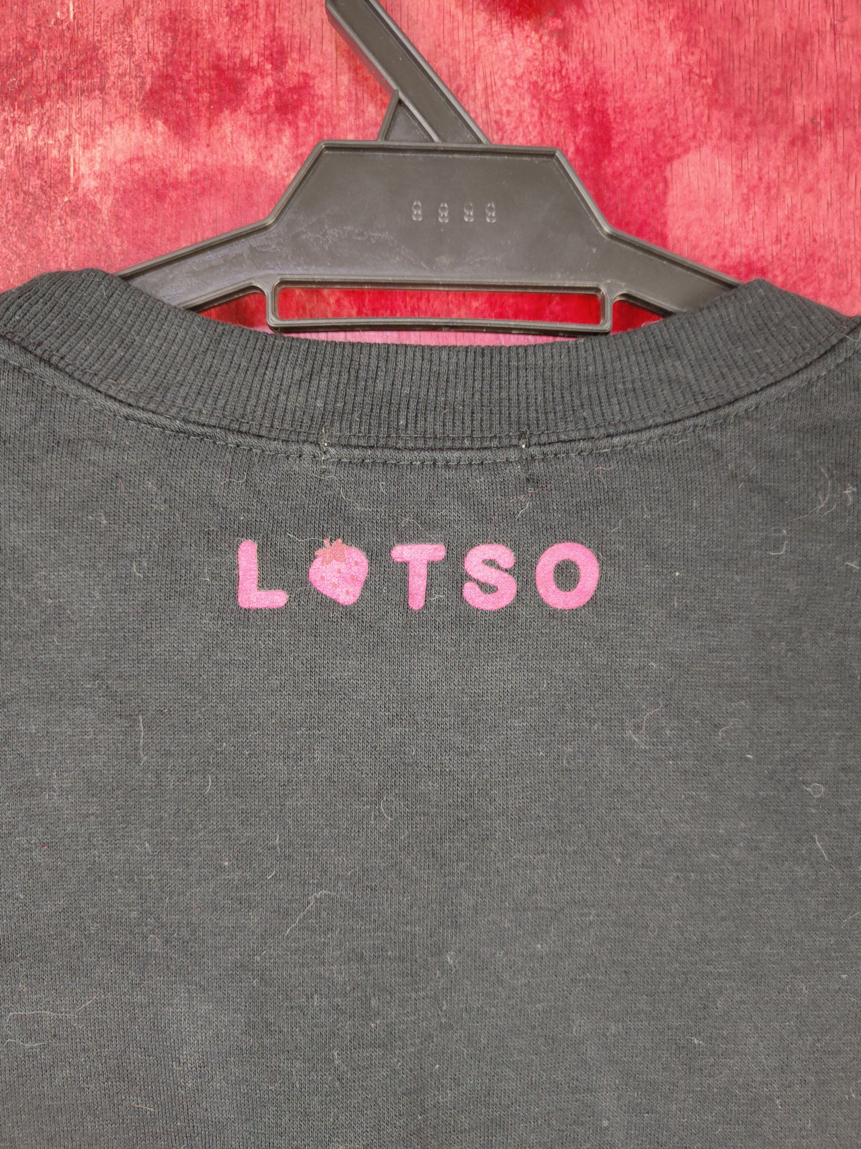 Disney × Japanese Brand Disney Pixar Lotso Black Sweatshirt #5768 Size M / US 6-8 / IT 42-44 - 10 Thumbnail