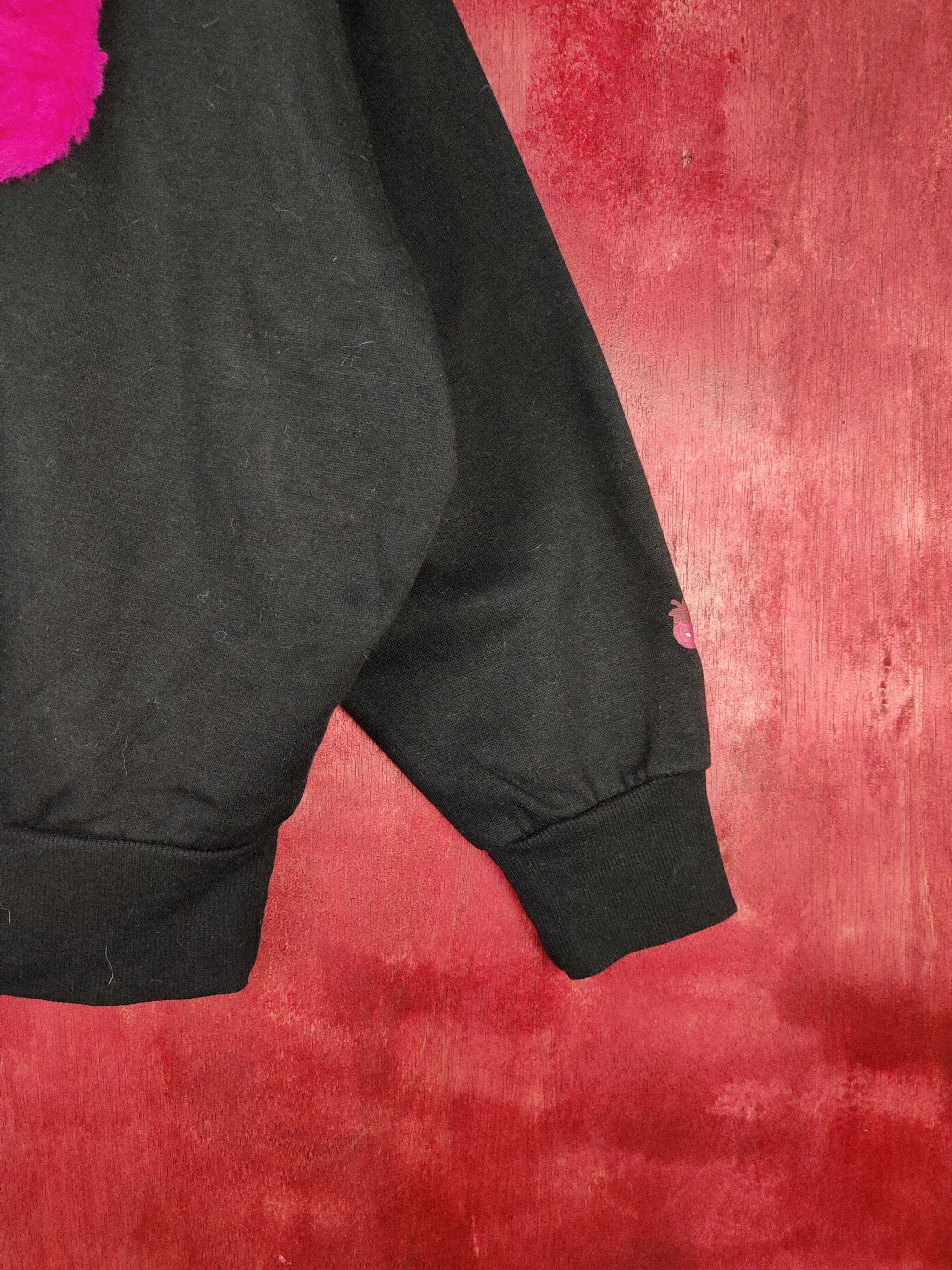 Disney × Japanese Brand Disney Pixar Lotso Black Sweatshirt #5768 Size M / US 6-8 / IT 42-44 - 7 Thumbnail