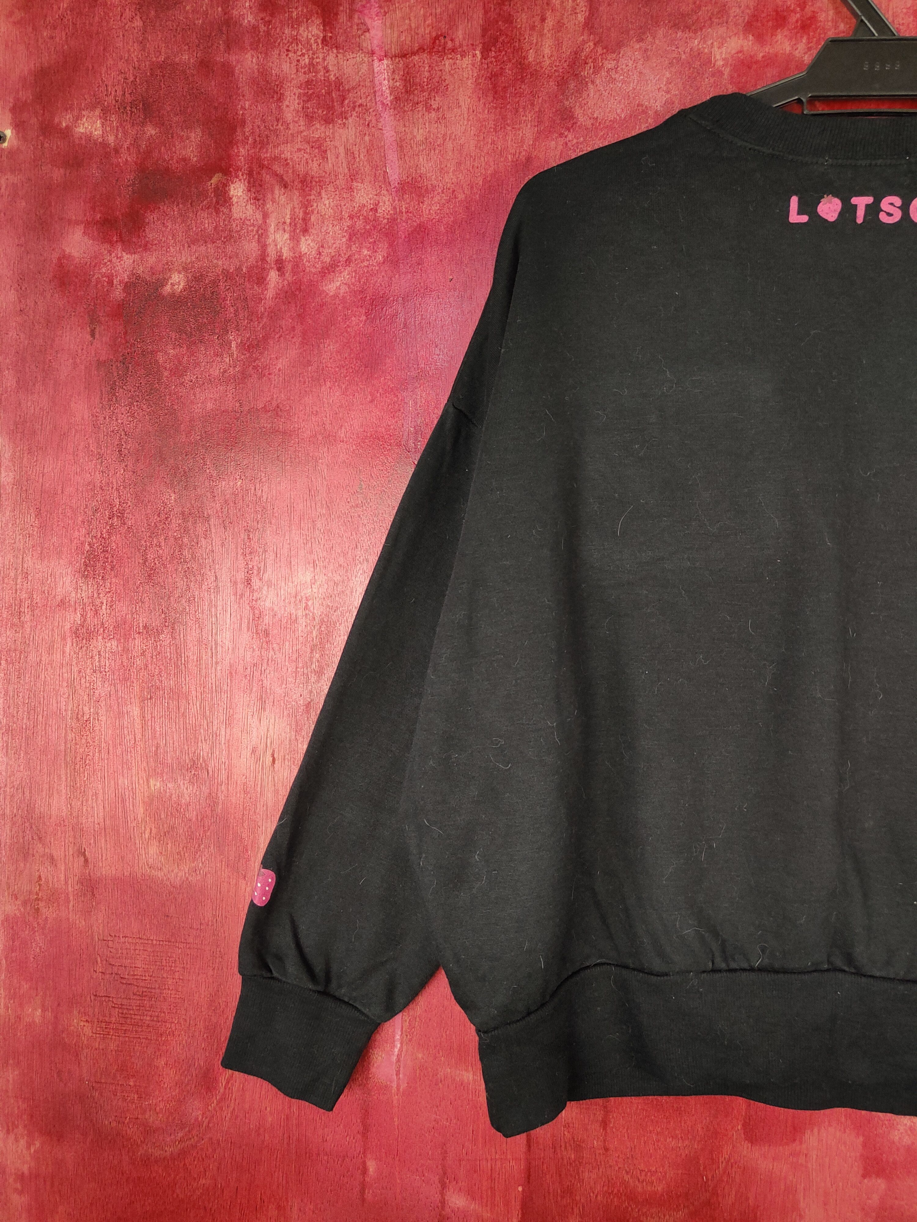 Disney × Japanese Brand Disney Pixar Lotso Black Sweatshirt #5768 Size M / US 6-8 / IT 42-44 - 11 Thumbnail