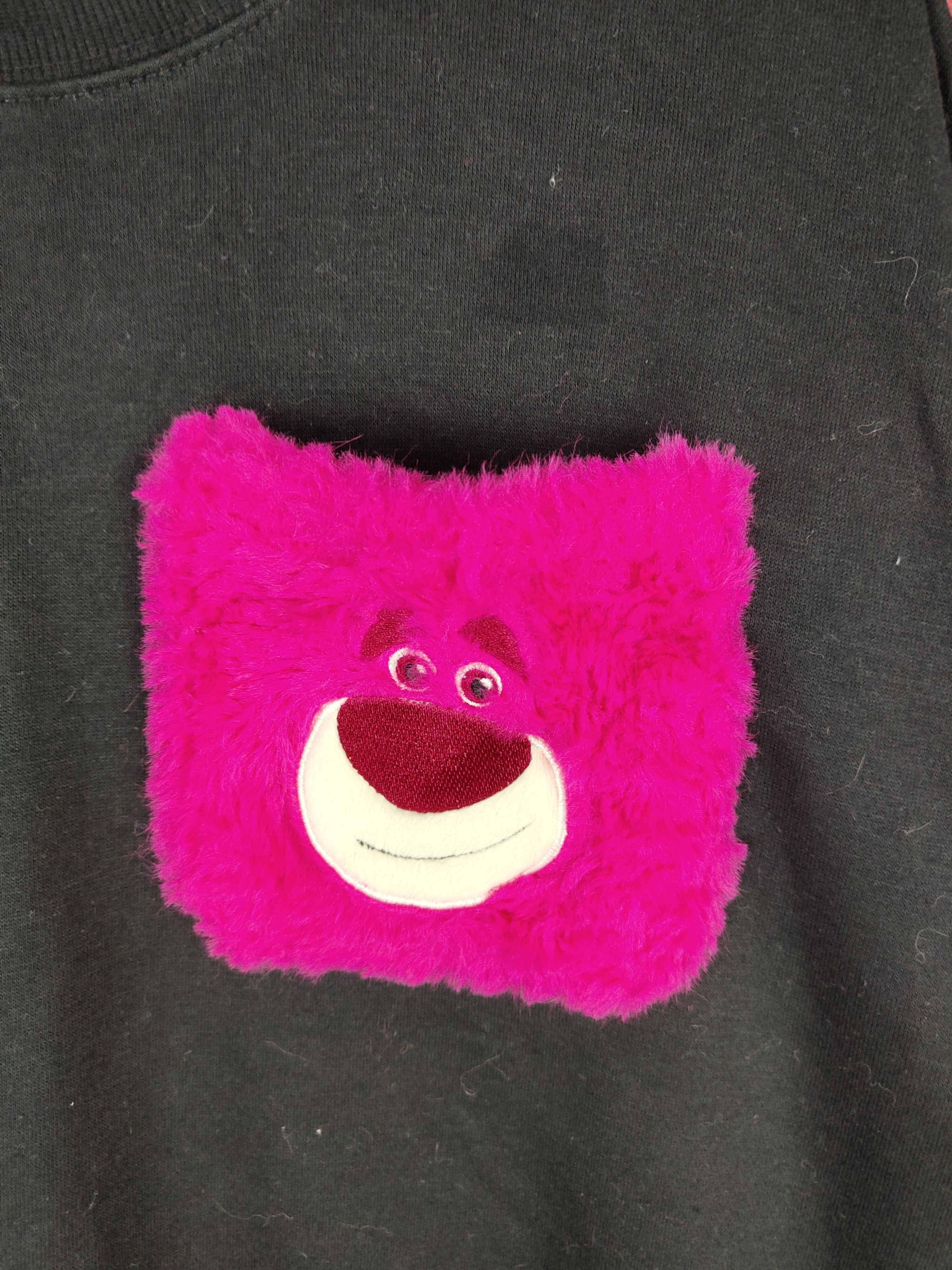 Disney × Japanese Brand Disney Pixar Lotso Black Sweatshirt #5768 Size M / US 6-8 / IT 42-44 - 5 Thumbnail
