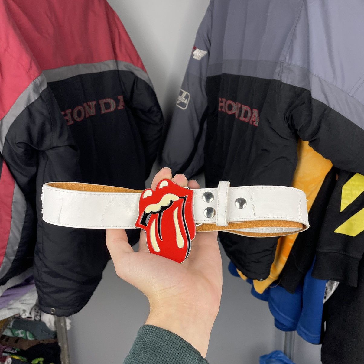 Vintage Vintage The Rolling Stones Belt Y2K Streetwear 90s | Grailed