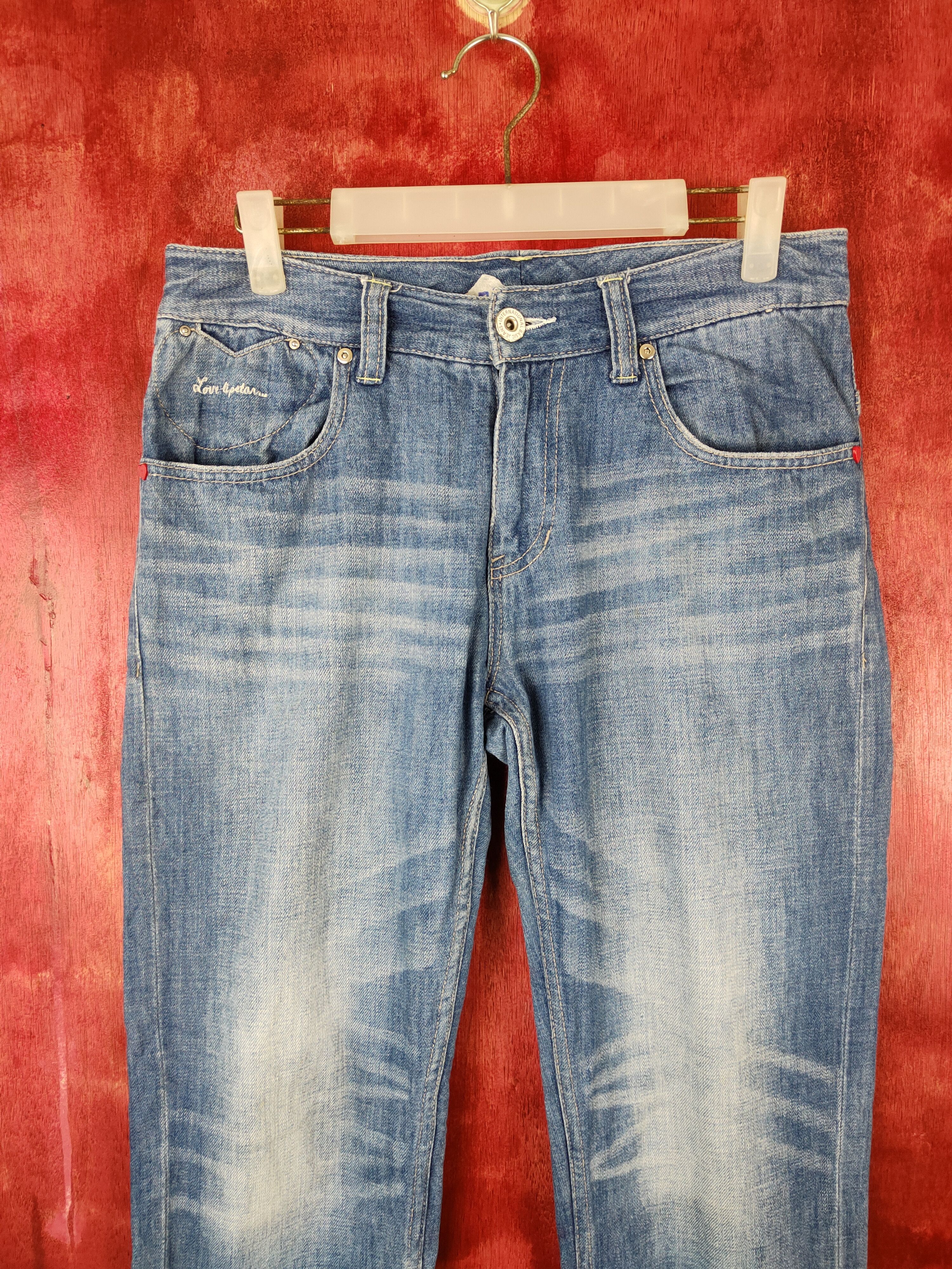 Japanese Brand × Vintage LSH Blue Faded vintage japan jeans Denim #5976 Size US 31 - 2 Thumbnail