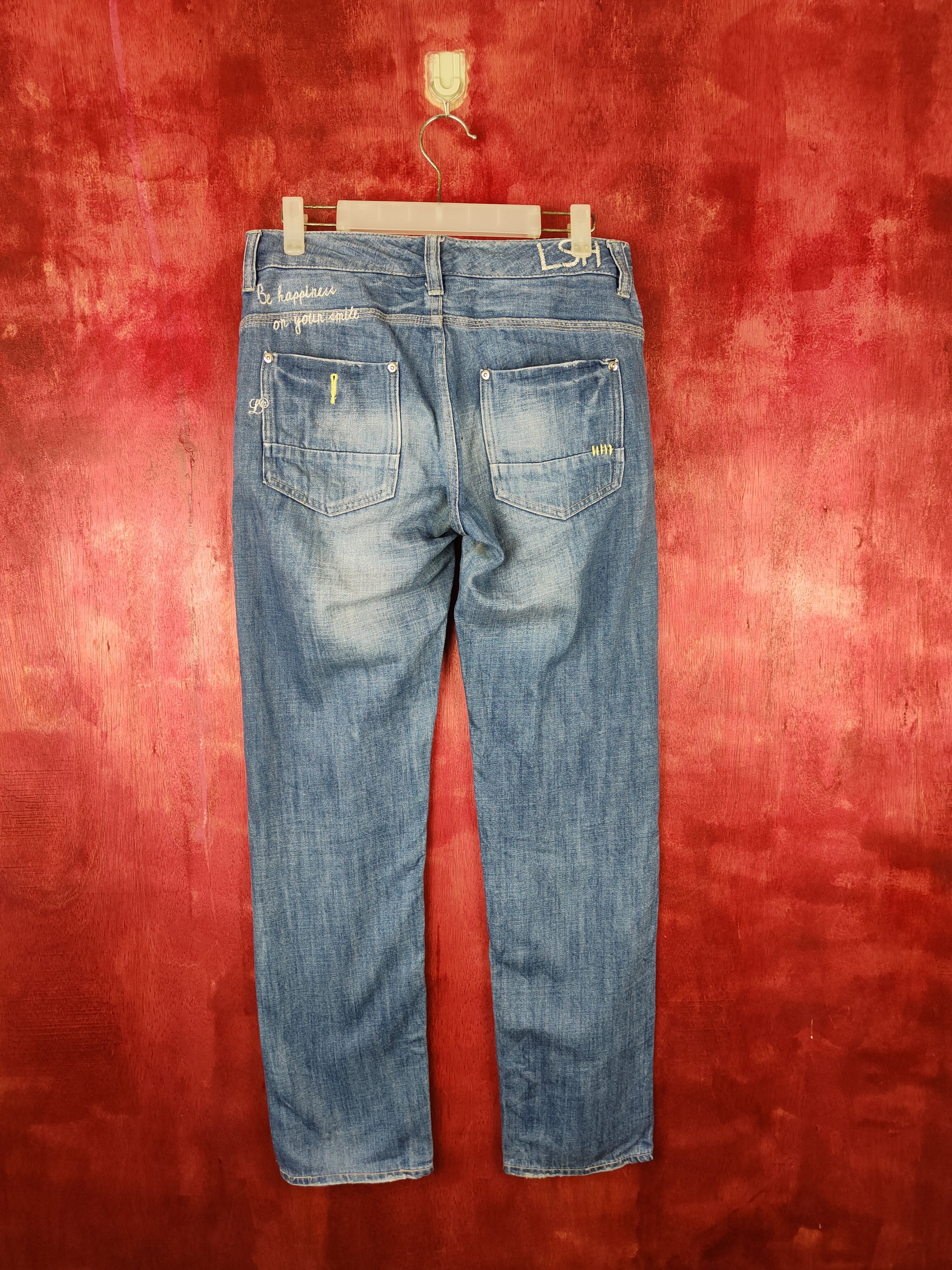 Japanese Brand × Vintage LSH Blue Faded vintage japan jeans Denim #5976 Size US 31 - 9 Thumbnail