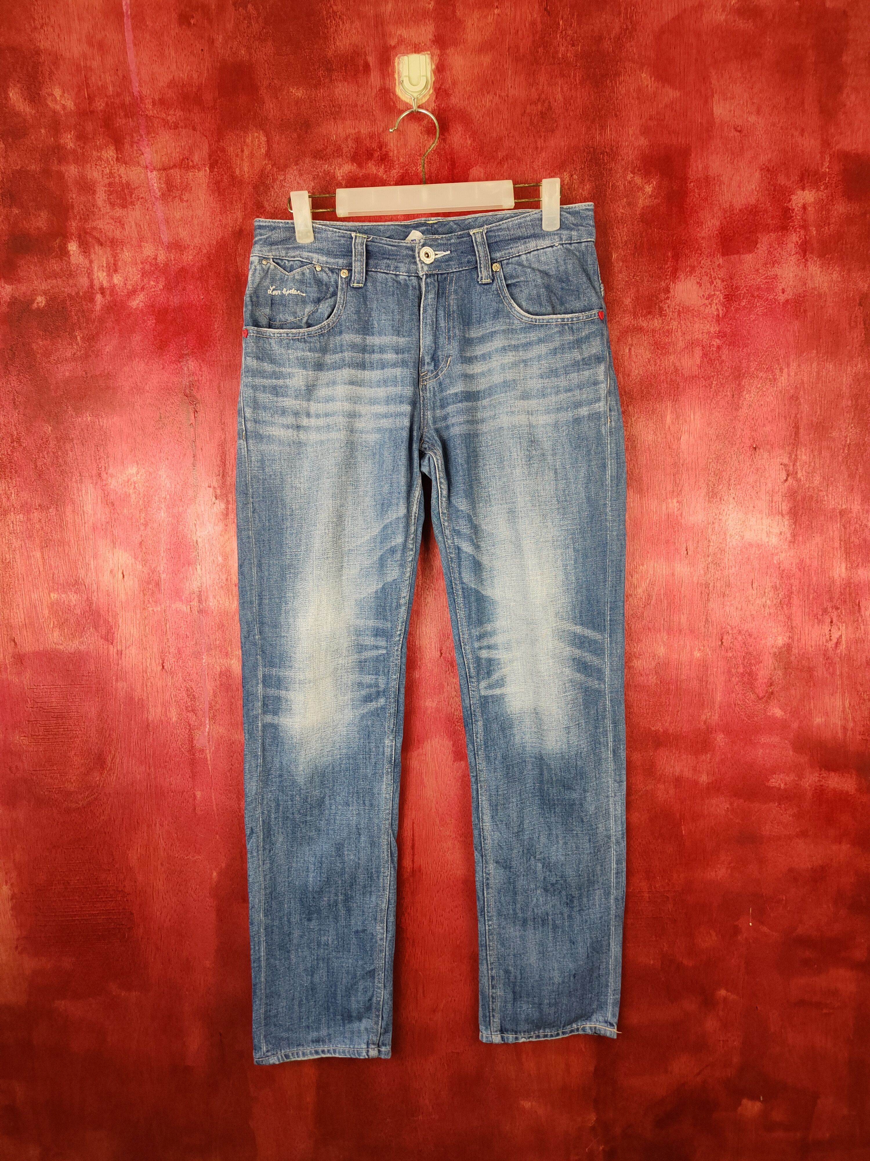 Japanese Brand × Vintage LSH Blue Faded vintage japan jeans Denim #5976 Size US 31 - 1 Thumbnail