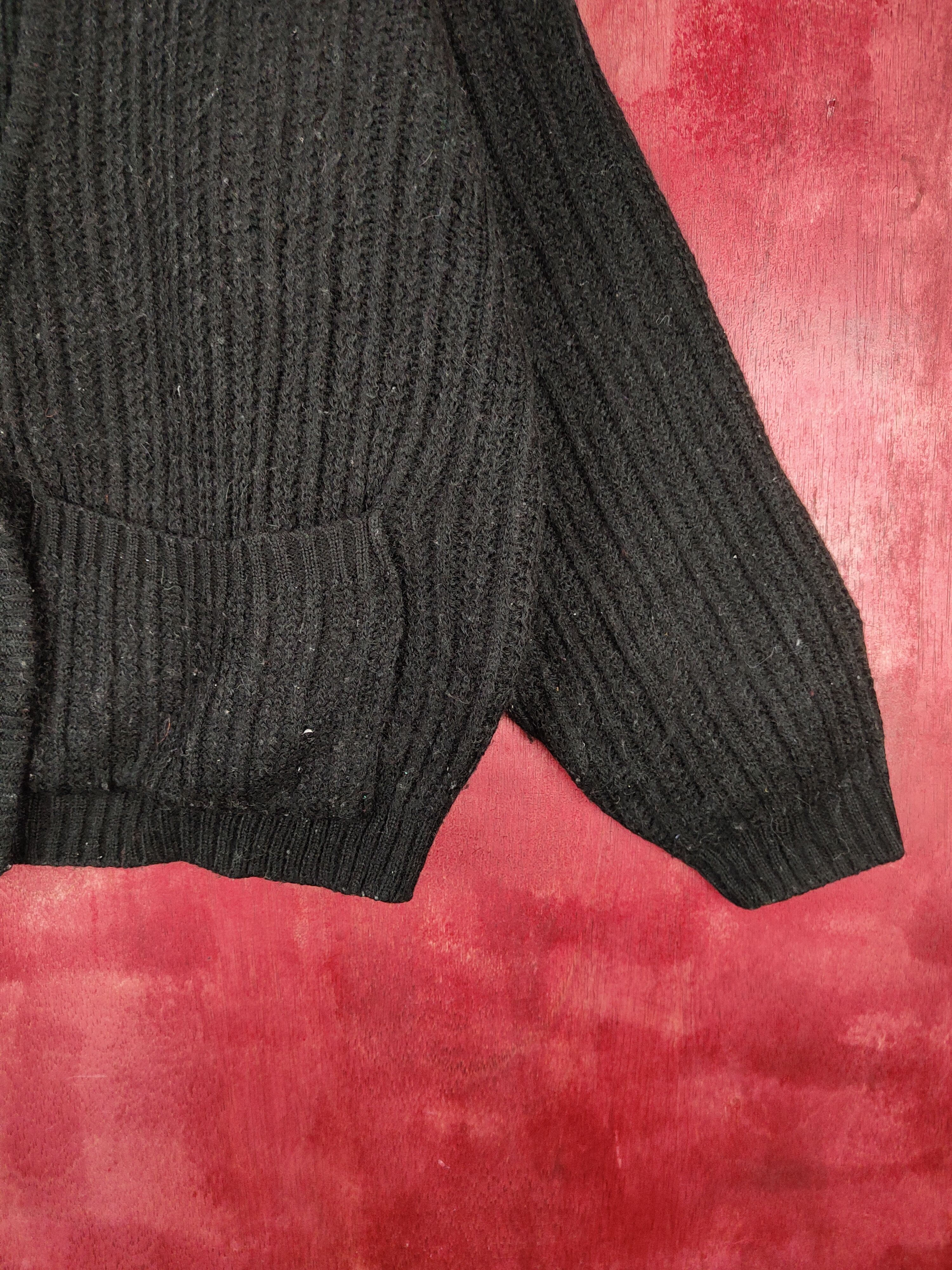 Japanese Brand × Vintage Pink & Pink Black Knitwear Cardigan #5931 Size L / US 10 / IT 46 - 6 Thumbnail