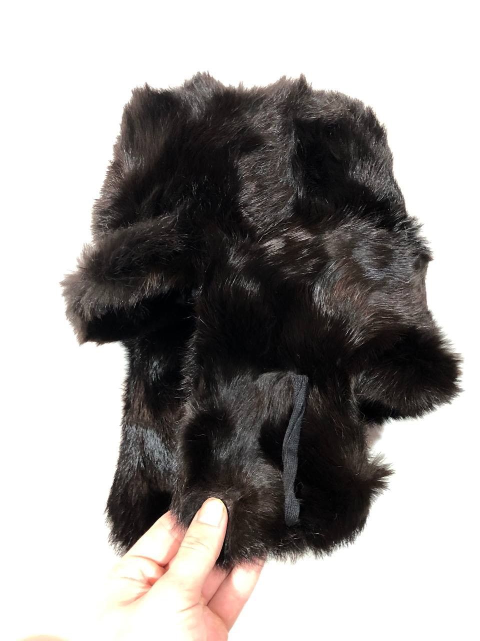 Japanese Brand × Vintage Vintage 90s Alt Fuzzy Mohair Ushanka USSR Hat Size ONE SIZE - 3 Thumbnail