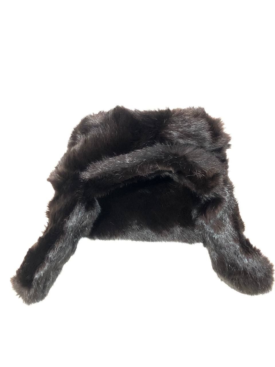 Japanese Brand × Vintage Vintage 90s Alt Fuzzy Mohair Ushanka USSR Hat Size ONE SIZE - 1 Thumbnail