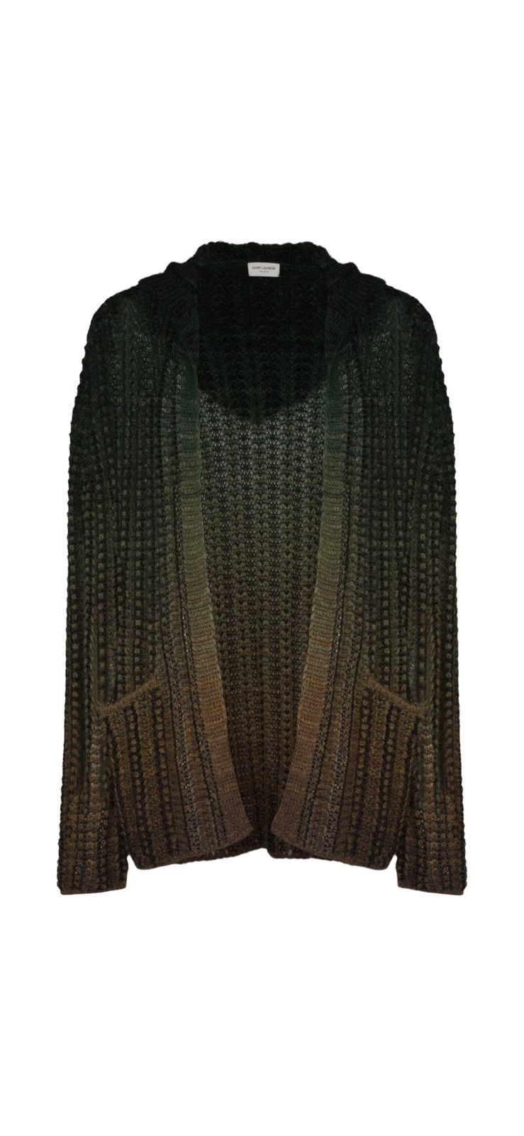Saint Laurent Hooded Knit Cardigan