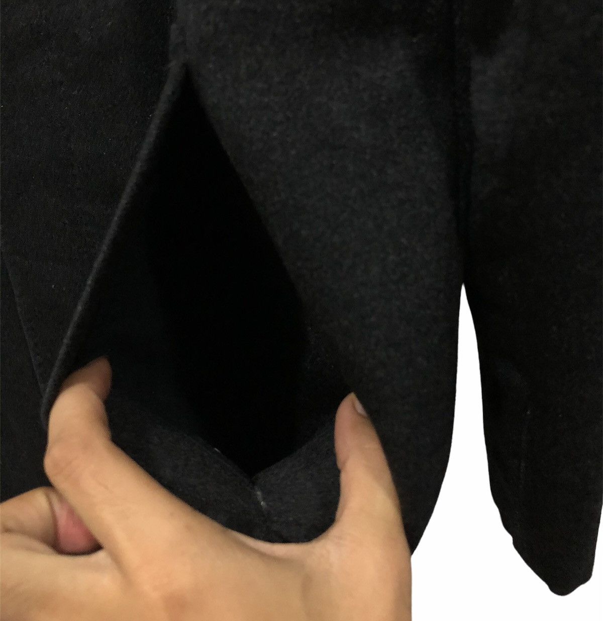 Yohji Yamamoto Yohji Yamamoto A.A.R x D’Urban Black Cashmere Coat (Size L) Size US L / EU 52-54 / 3 - 6 Thumbnail