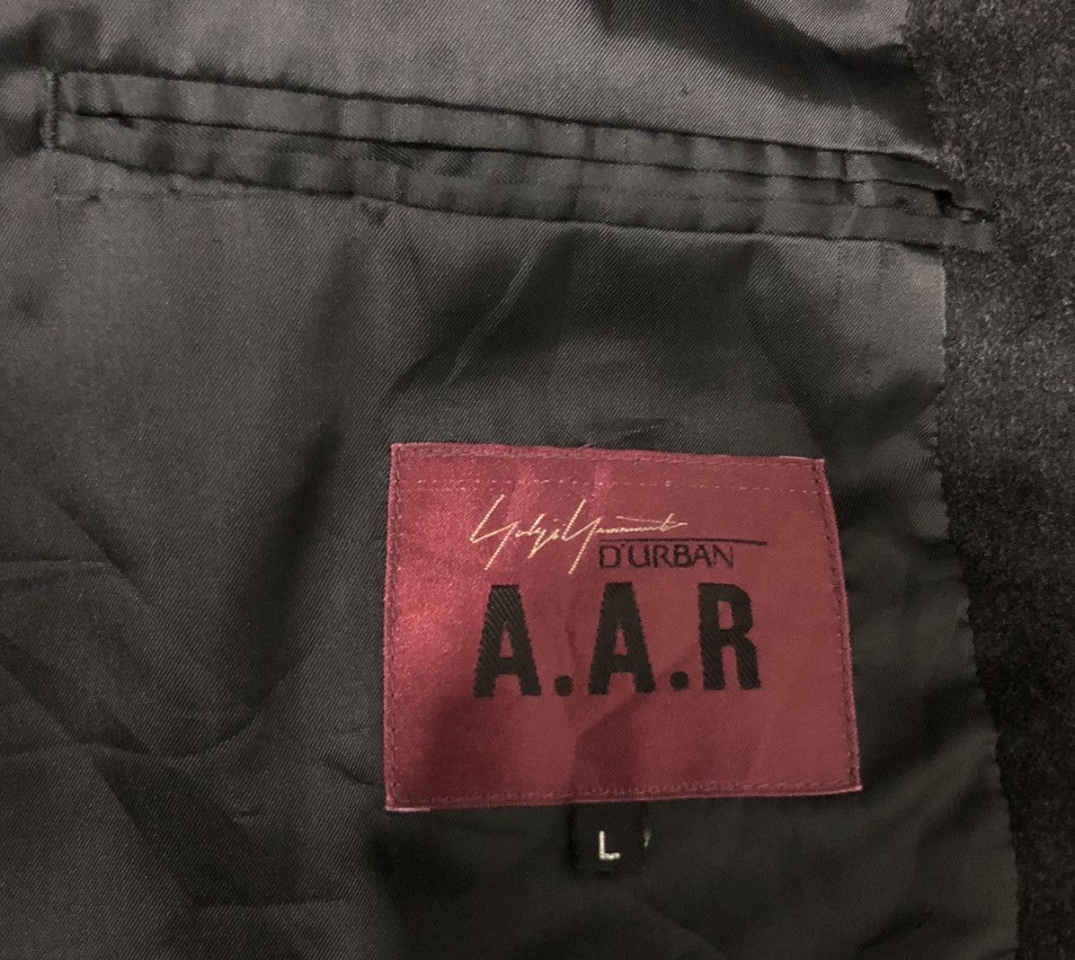Yohji Yamamoto Yohji Yamamoto A.A.R x D’Urban Black Cashmere Coat (Size L) Size US L / EU 52-54 / 3 - 13 Thumbnail