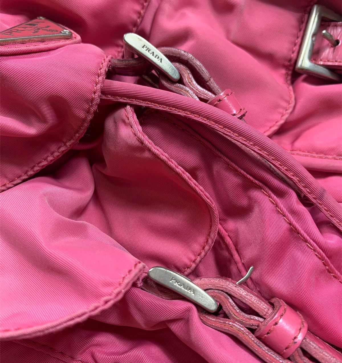 Prada × Vintage Prada Nylon Rucksack Size ONE SIZE - 7 Thumbnail