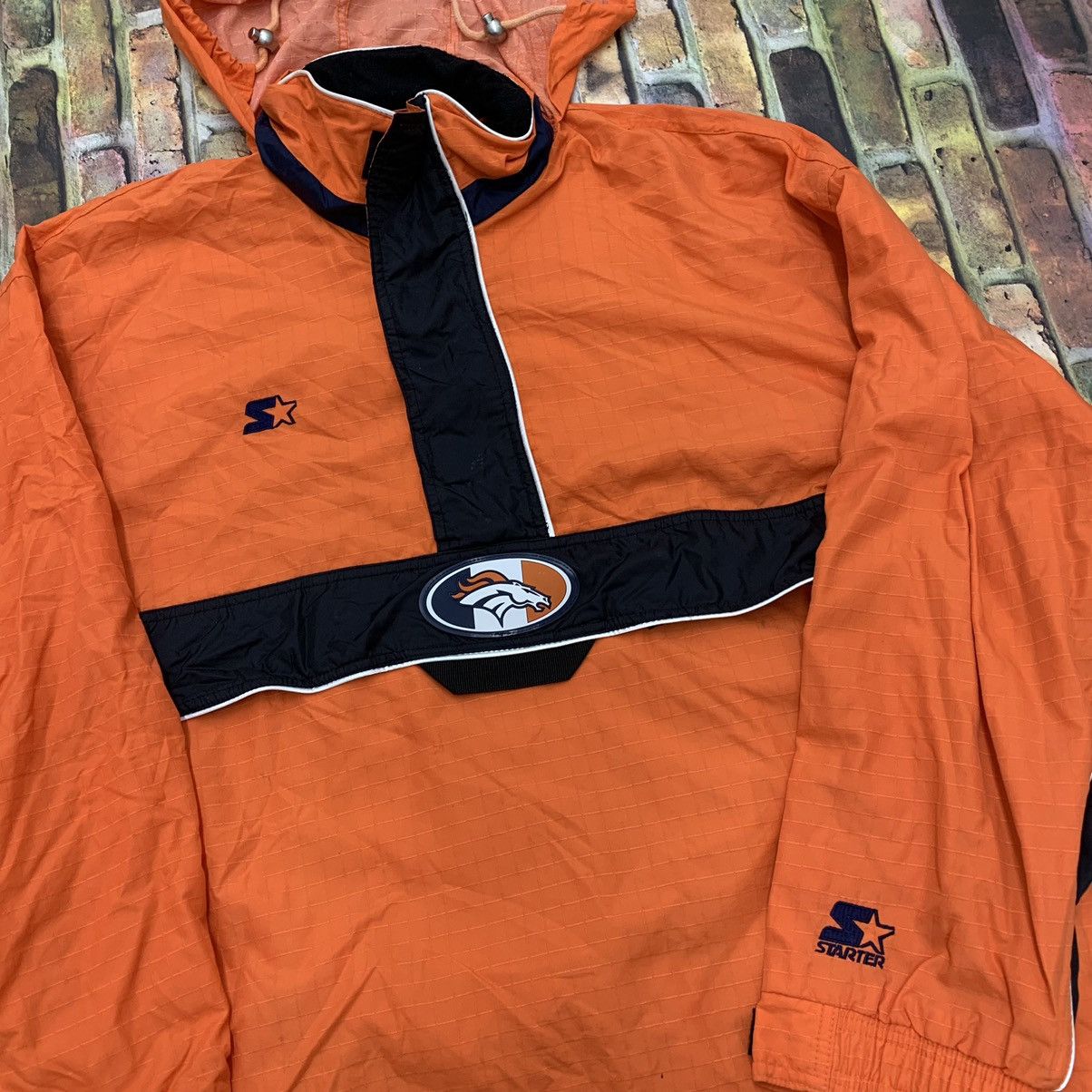 NFL × Starter × Vintage Vintage Denver Broncos windbreaker Size US XXL / EU 58 / 5 - 3 Thumbnail