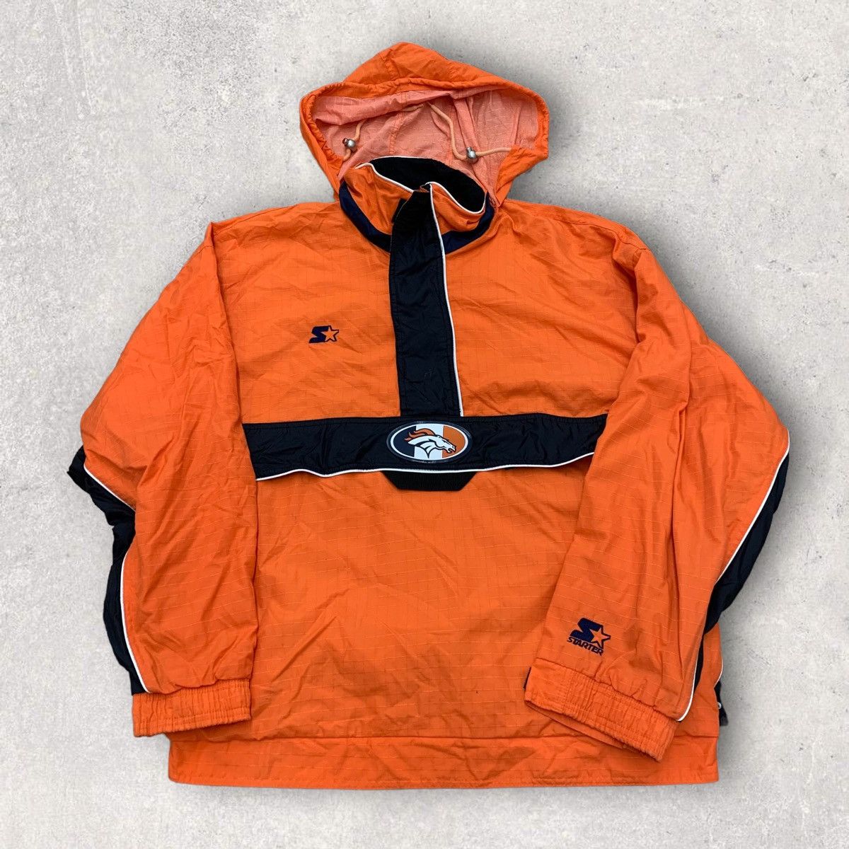 NFL × Starter × Vintage Vintage Denver Broncos windbreaker Size US XXL / EU 58 / 5 - 1 Thumbnail