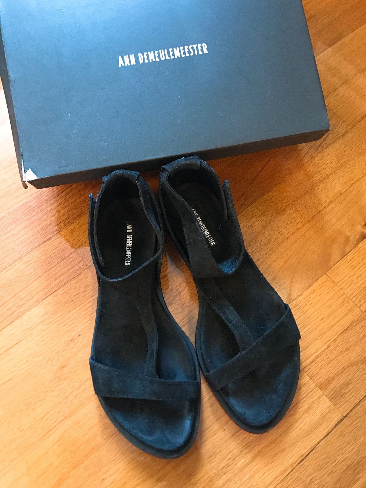 Ann Demeulemeester Ann Demeulemeester Suede Sandals Size US 9 / IT 39 - 2 Thumbnail