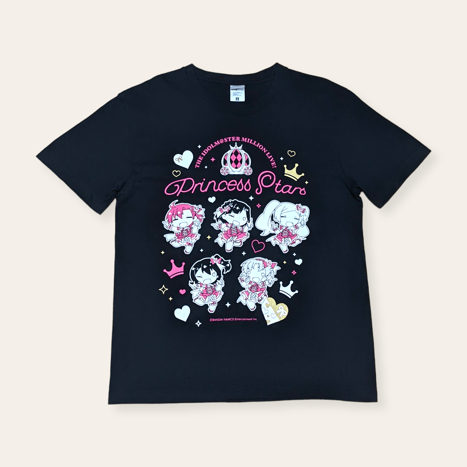 Anime × Japanese Brand × Vintage Vintage Bandai Namco Anime Girls Idolmaster T shirt Size US M / EU 48-50 / 2 - 2 Thumbnail