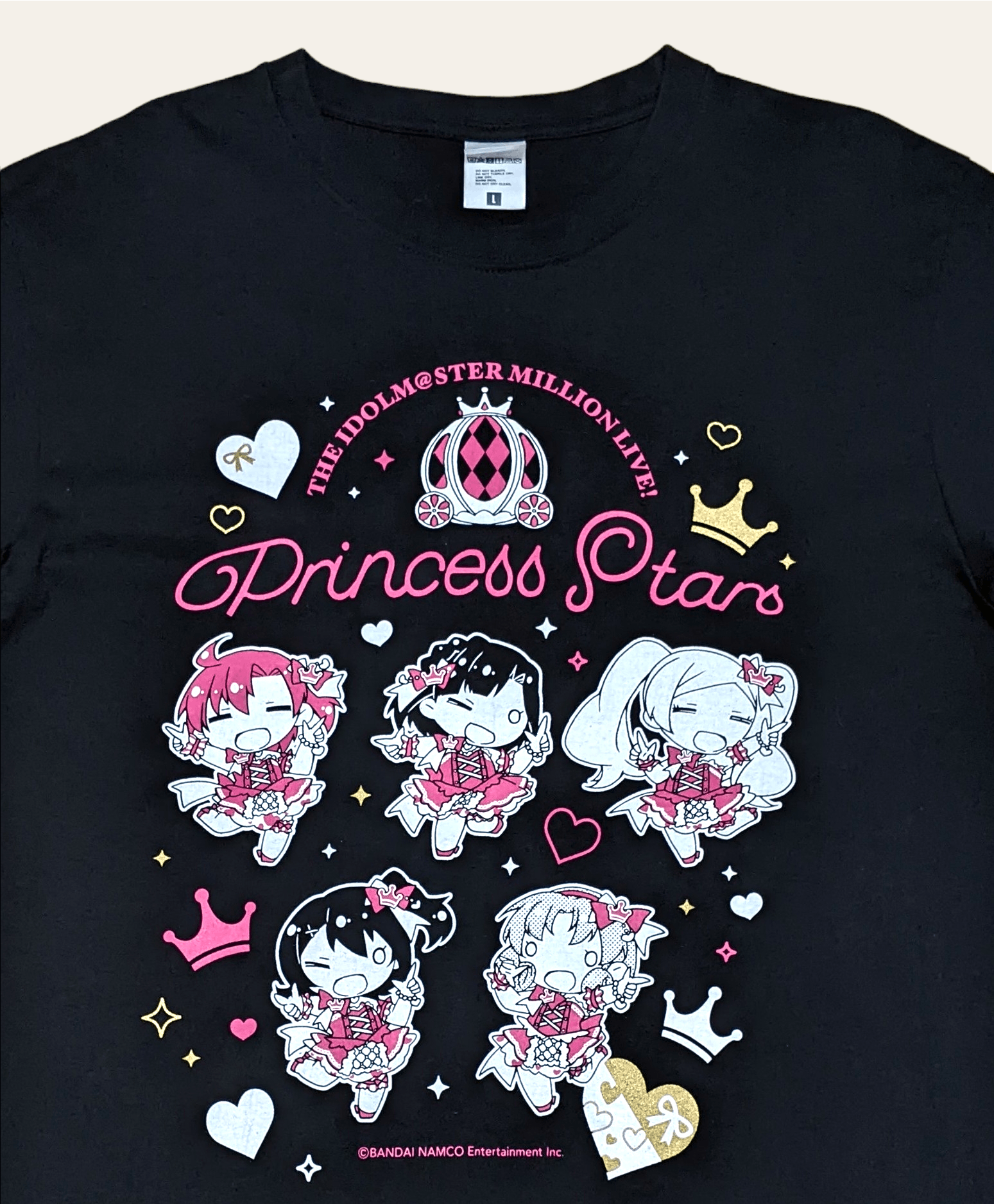 Anime × Japanese Brand × Vintage Vintage Bandai Namco Anime Girls Idolmaster T shirt Size US M / EU 48-50 / 2 - 1 Thumbnail