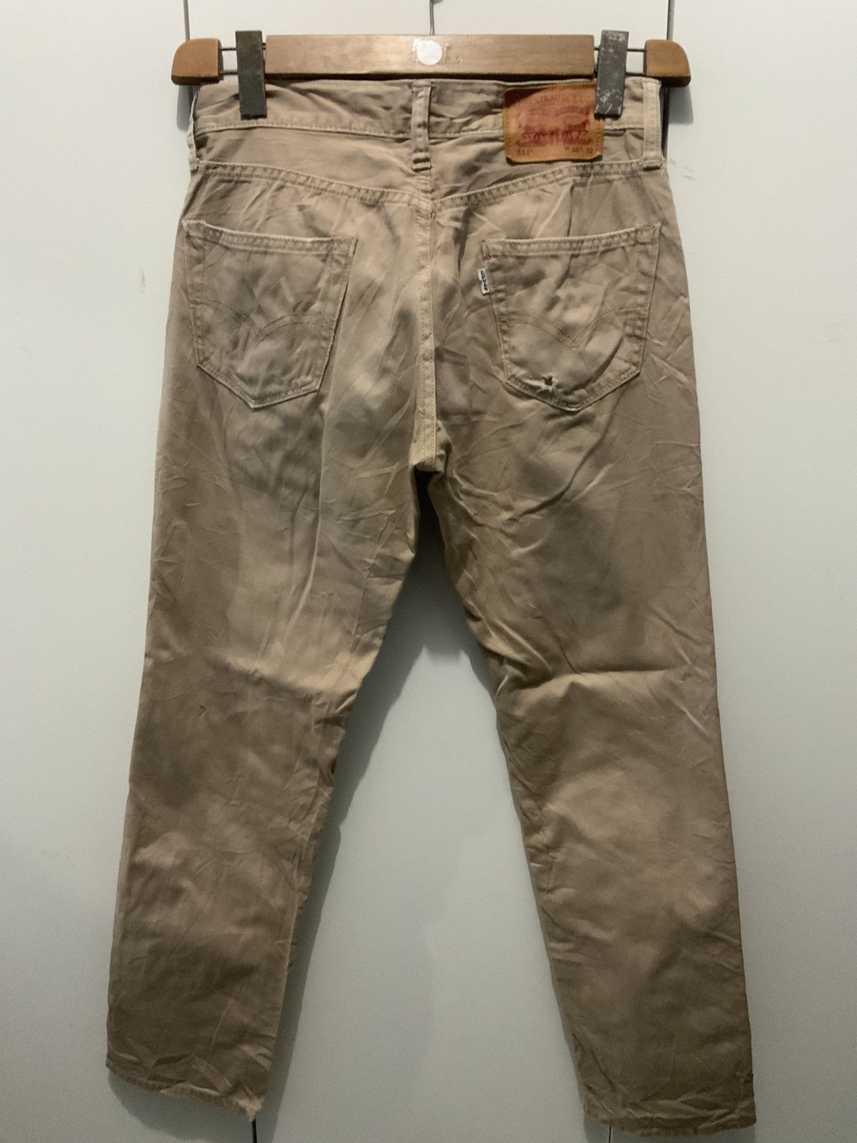Unsound Rags Levi’s 511 Travis Scot Flare Khaki Slack Pant Size US 30 / EU 46 - 2 Thumbnail