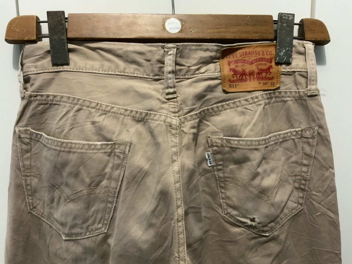 Unsound Rags Levi’s 511 Travis Scot Flare Khaki Slack Pant Size US 30 / EU 46 - 11 Thumbnail