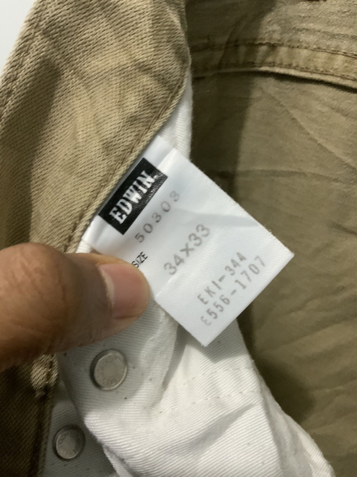 Japanese Brand Edwin 503 Khaki Japan Made Pant Size US 34 / EU 50 - 19 Thumbnail