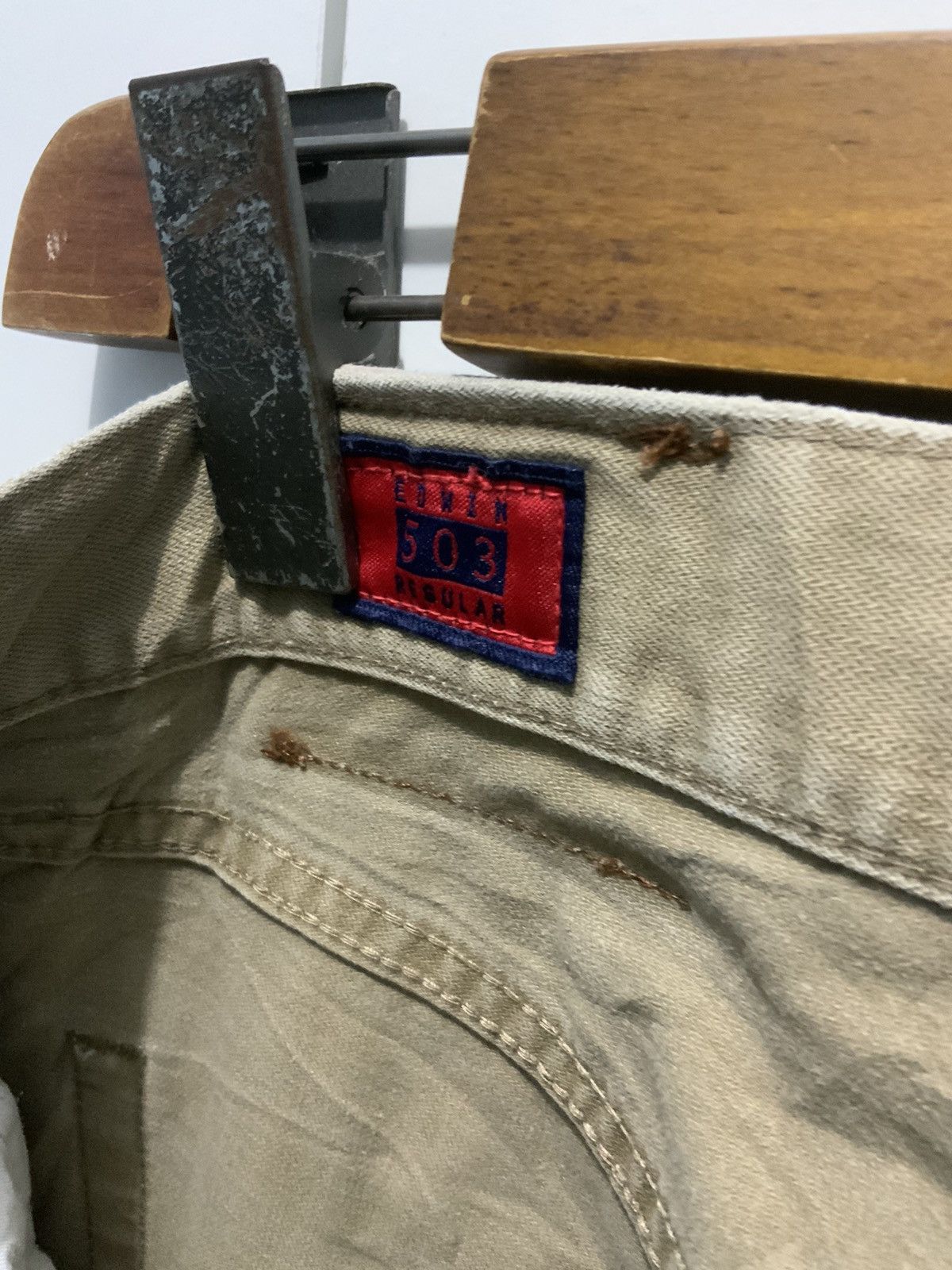 Japanese Brand Edwin 503 Khaki Japan Made Pant Size US 34 / EU 50 - 18 Thumbnail