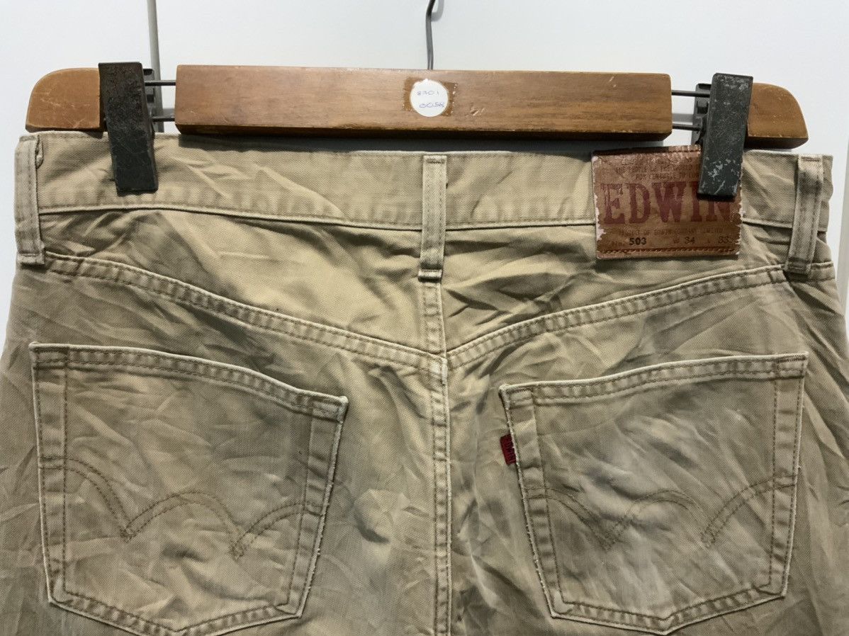 Japanese Brand Edwin 503 Khaki Japan Made Pant Size US 34 / EU 50 - 8 Thumbnail