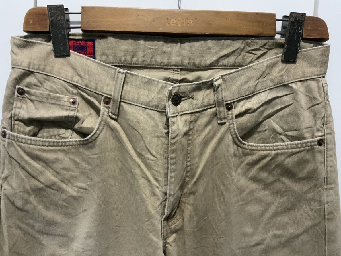 Japanese Brand Edwin 503 Khaki Japan Made Pant Size US 34 / EU 50 - 3 Thumbnail